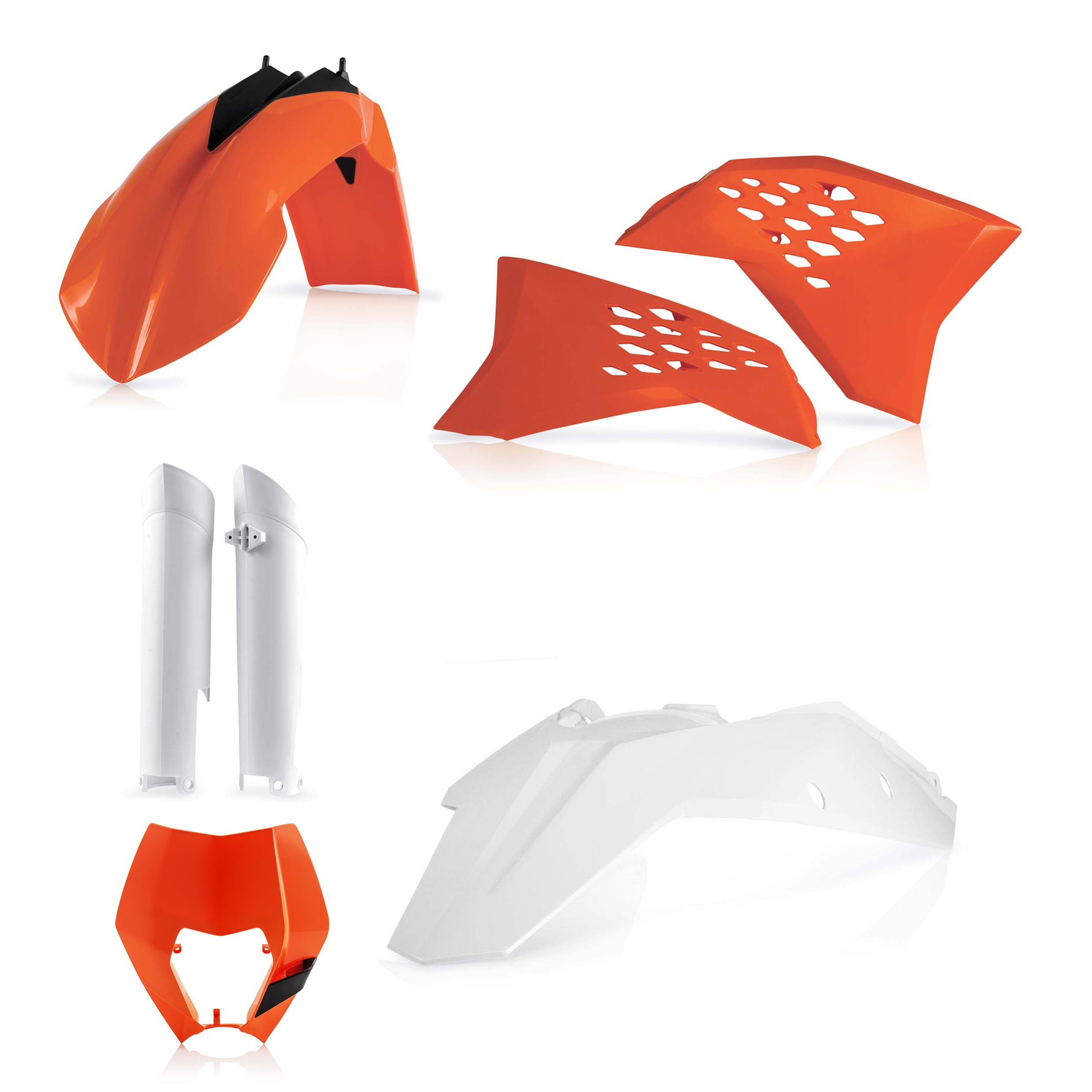FULL PLASTIC KIT FOR KTM EXC 125 EXC 380 2T EXC-F 400 2008-11