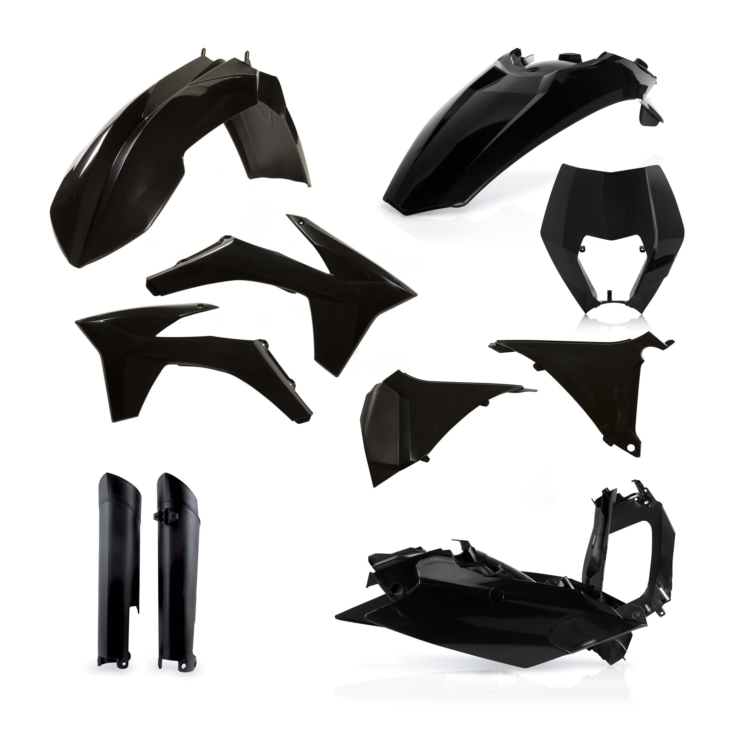FULL PLASTIC KIT FOR KTM EXC 125 EXC 380 2 T EXC-F 520 2012-13