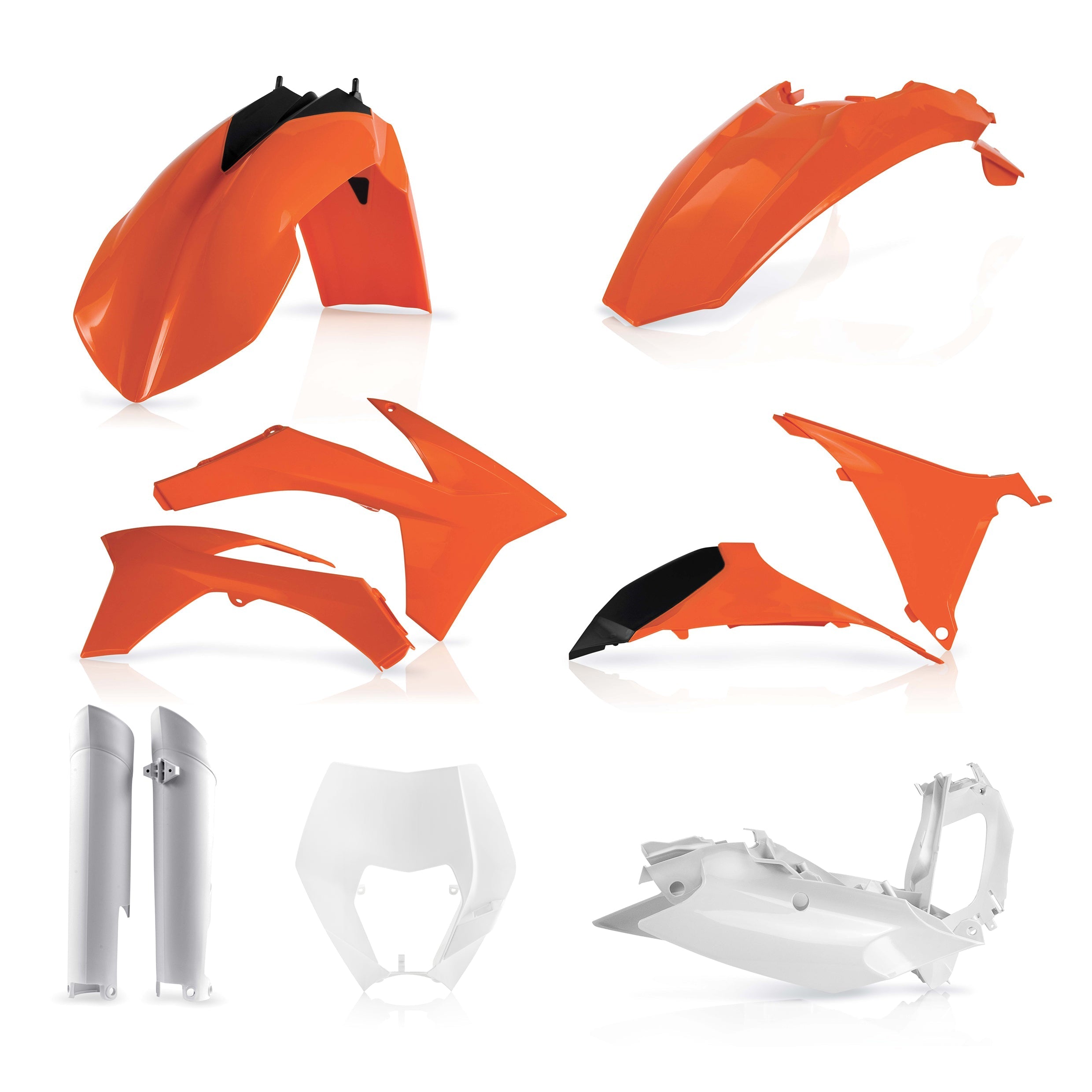 FULL PLASTIC KIT FOR KTM EXC 125 EXC 380 2 T EXC-F 520 2012-13
