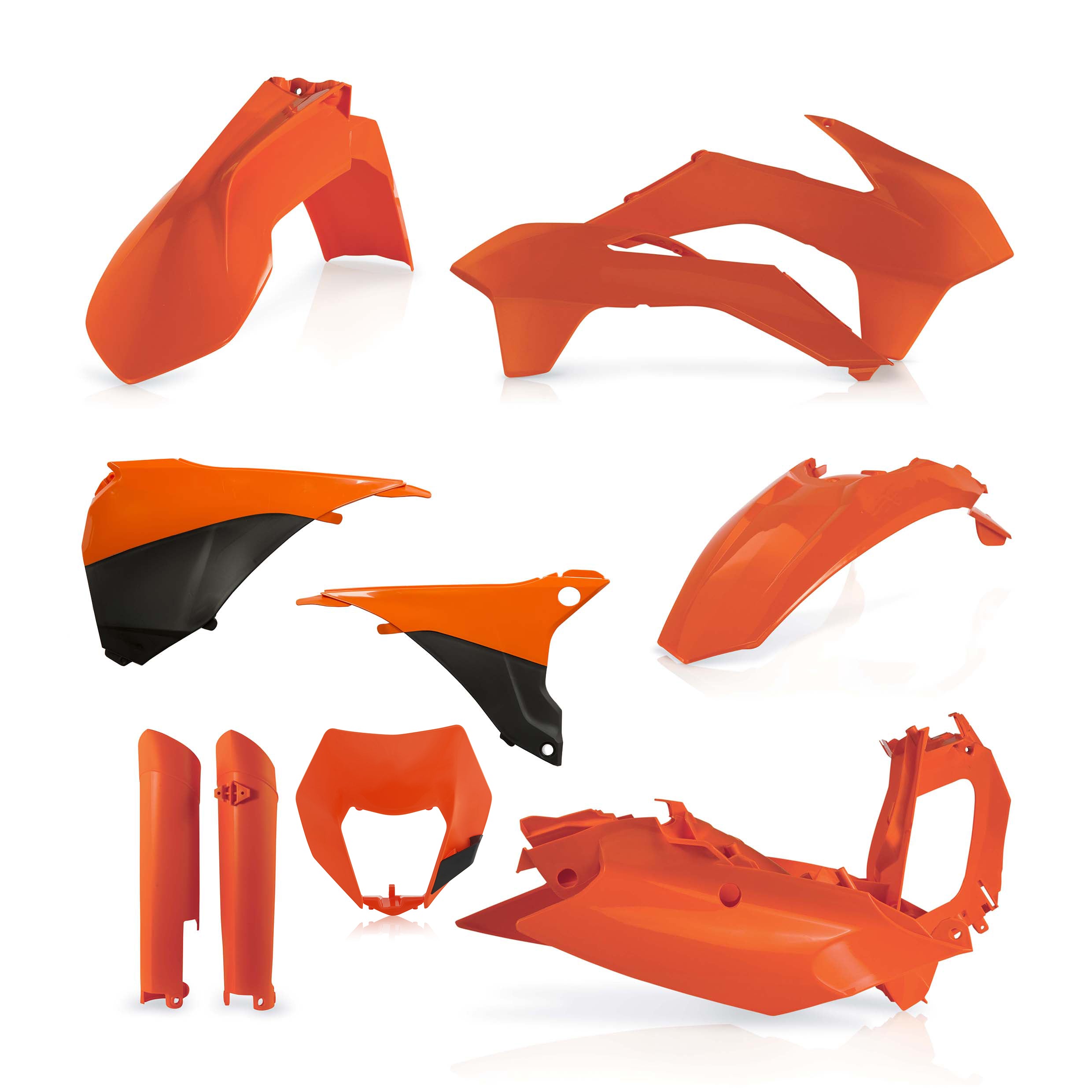 FULL PLASTIC KIT FOR KTM EXC 125 EXC 380 2T 2014-15
