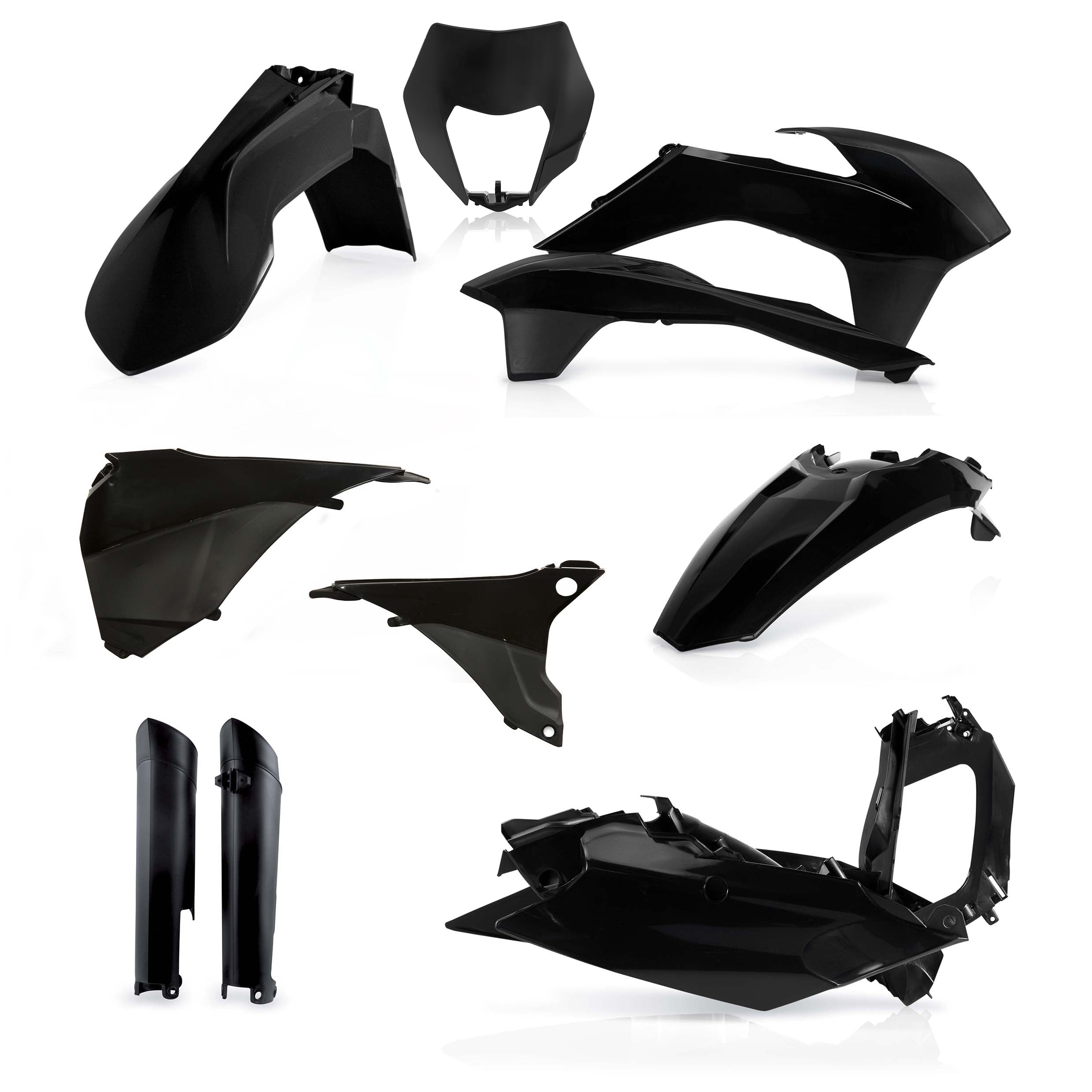 FULL PLASTIC KIT FOR KTM EXC 125 EXC 380 2T 2014-15