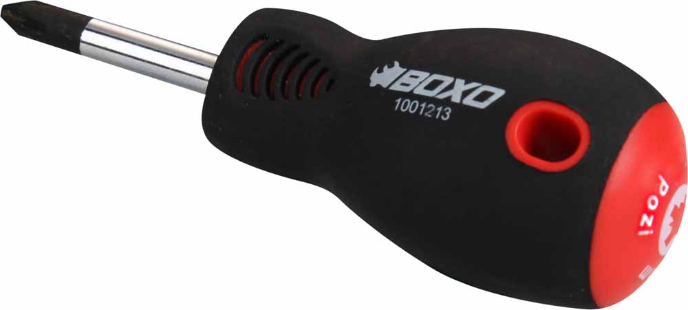 BOXO Stubby Pozi Screwdriver - Sizes PZ1 to PZ2