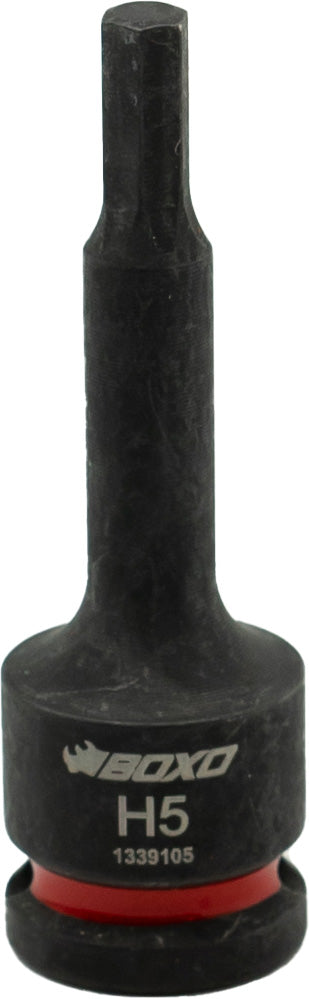 BOXO 3/8" Impact Hex Bit Sockets - Size Variations Available