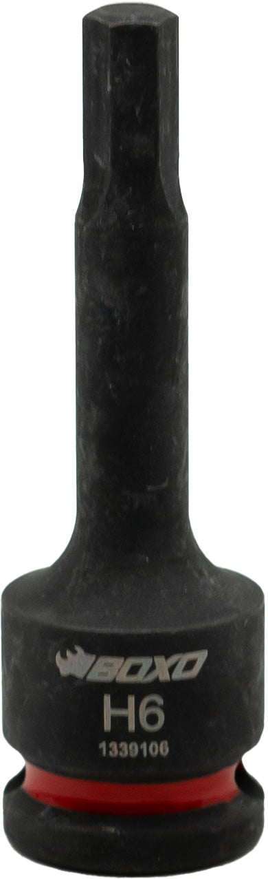 BOXO 3/8" Impact Hex Bit Sockets - Size Variations Available