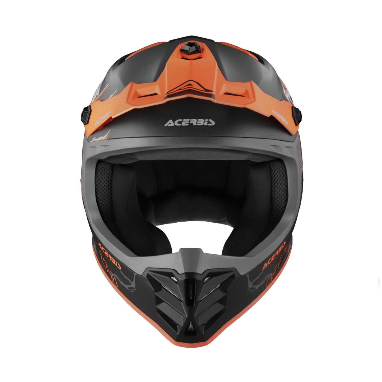 ACERBIS Kids Profile Junior Helmet - Black/Orange