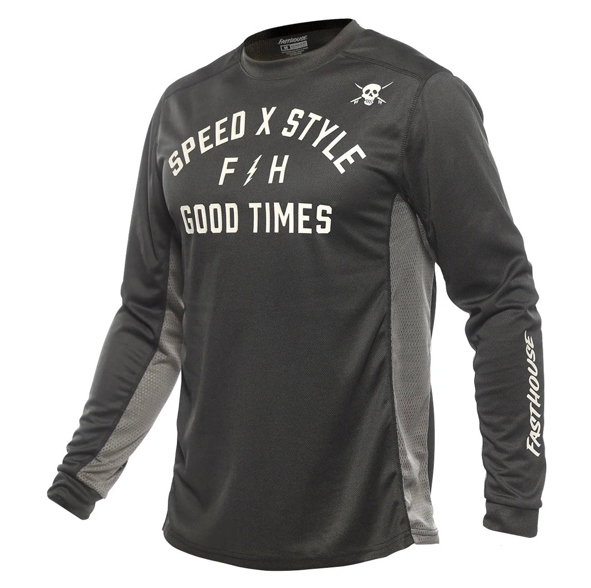 Black Sanguaro Famoso cycling jersey featuring a sleek, aerodynamic design with subtle logo detailing