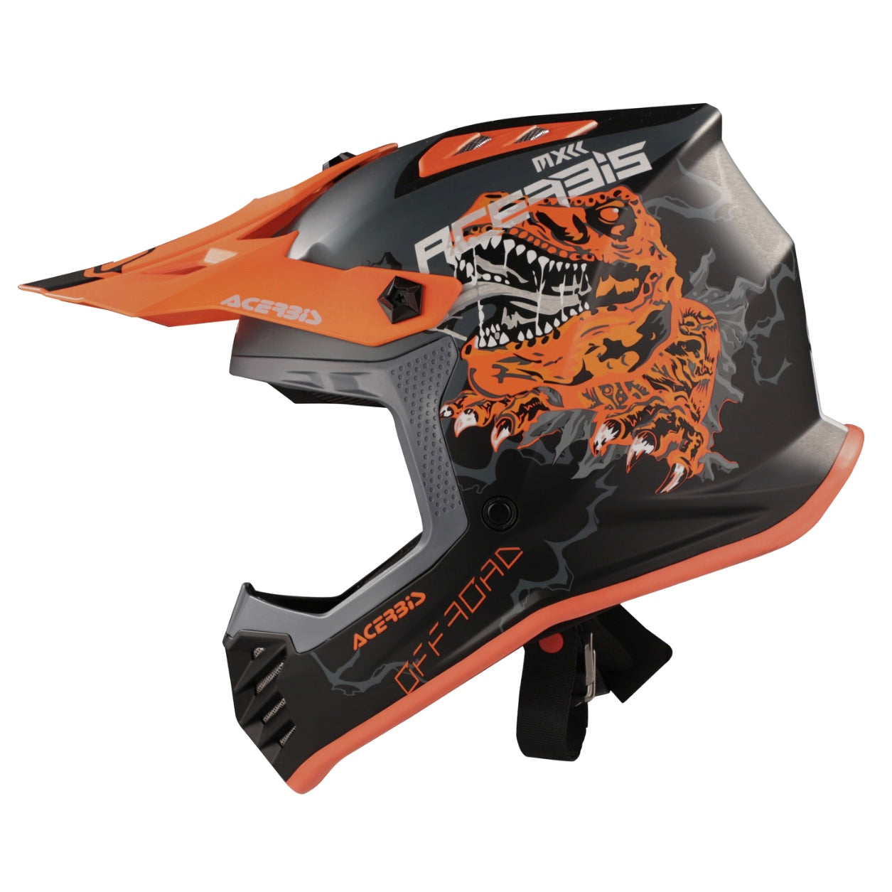ACERBIS Kids Profile Junior Helmet - Black/Orange