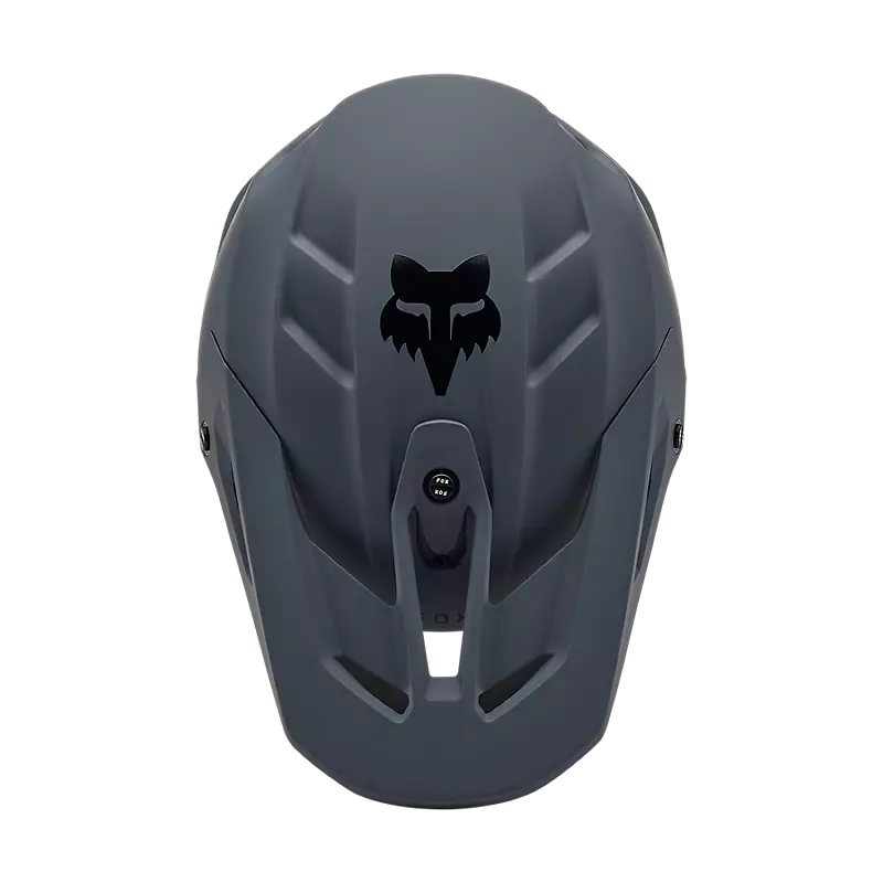V3 Solid Helmet in a sleek black finish, designed for safety and comfort in extreme sports.