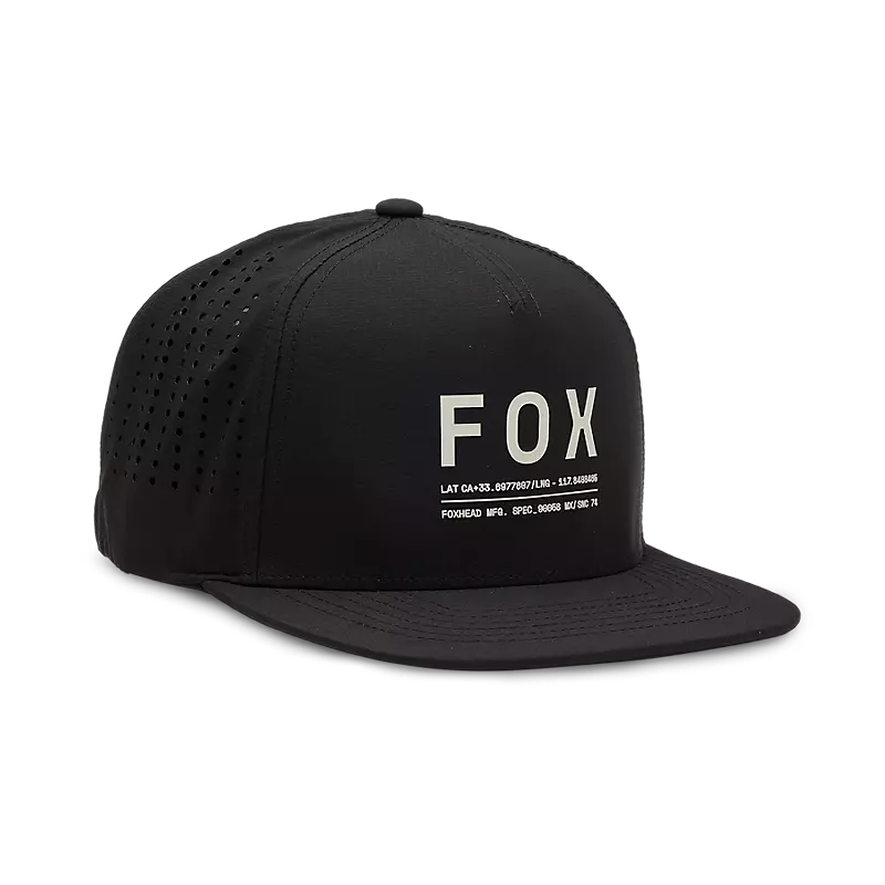 Non Stop Tech Snapback Hat - Black