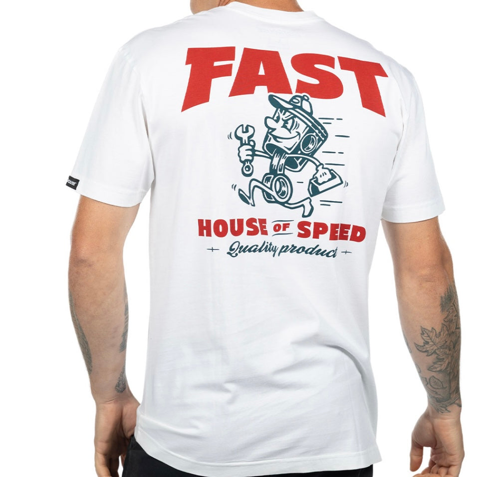 Runner SS Tee - White