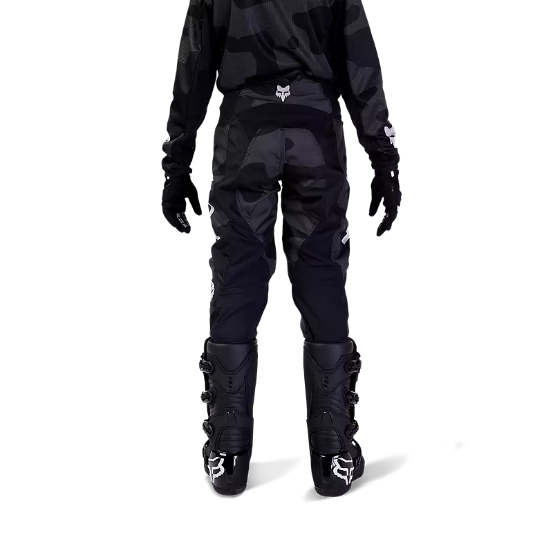 Youth 180 BNKR Pant in black with ergonomic fit and durable fabric designed for off-road riding.