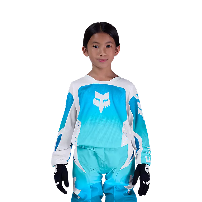 YTH GIRLS 180 SHIELD JERSEY - BLUE/WHITE