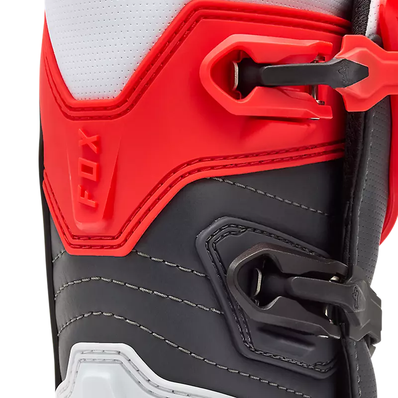 YTH COMP BOOT - WHITE/FLORESCENT RED