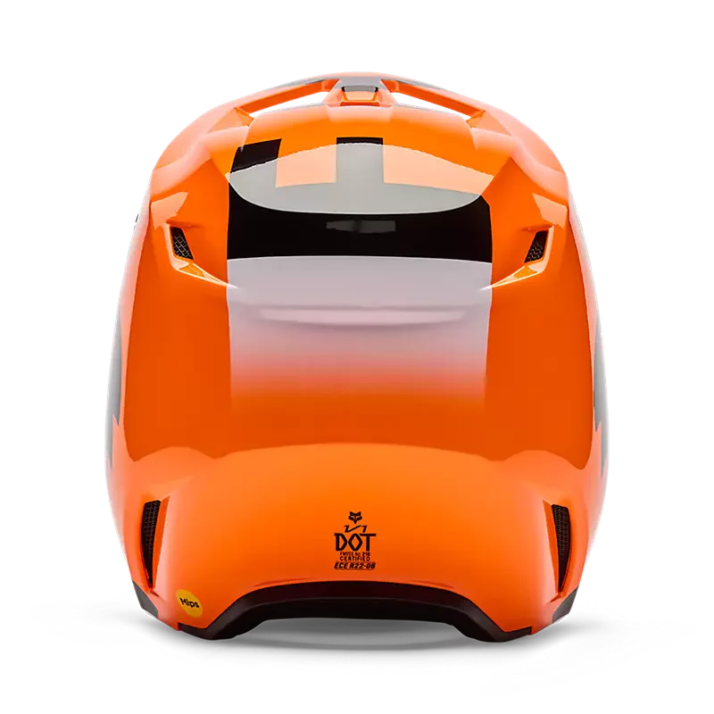 YTH V1 SHIELD HELMET - FLUORESCENT ORANGE