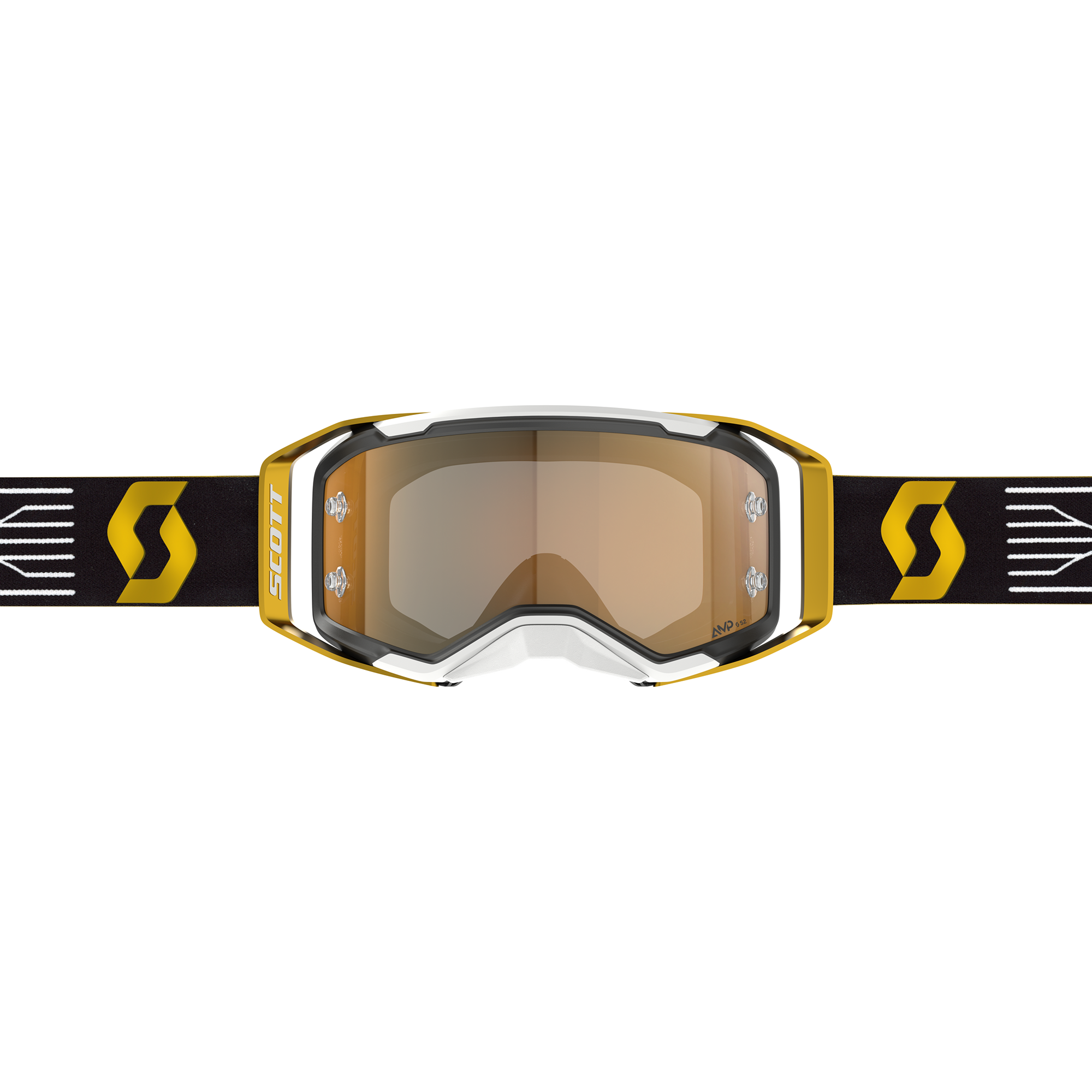 Scott Prospect 2.0 AMP Chrome Goggle (Black / Gold) Gold Chrome Works Lens