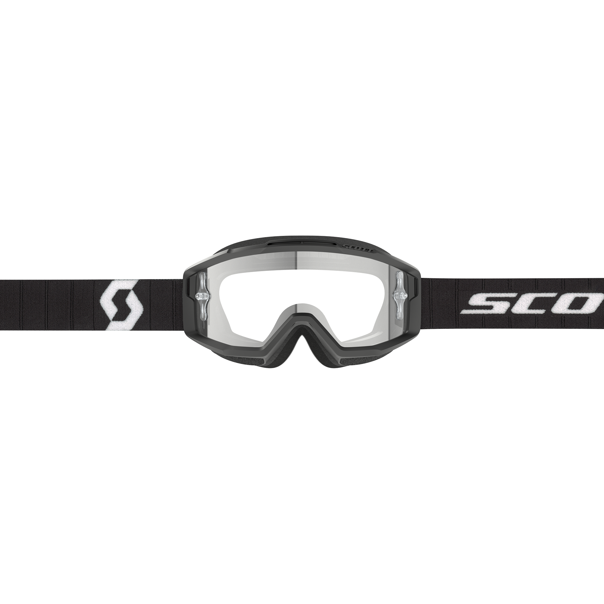 Scott Split OTG Goggle (Black / White) Clear Works Lens