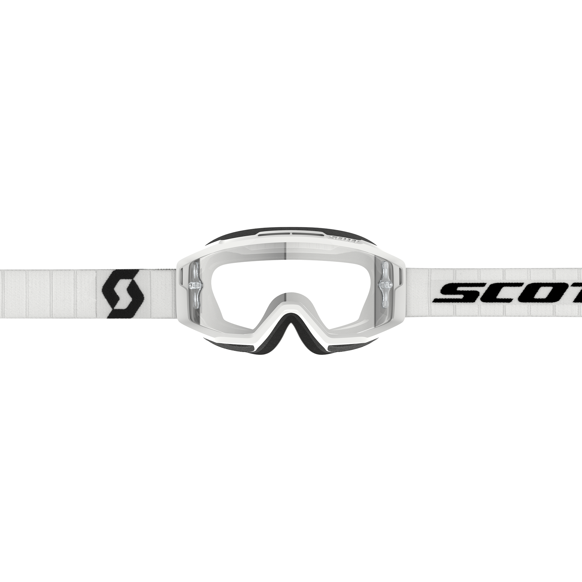 Scott Split OTG Goggle (White / Black) Clear Works Lens
