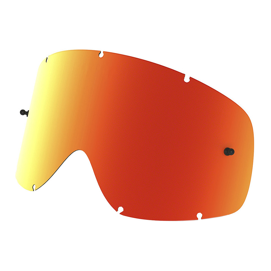 Oakley O-Frame MX Fire Irid Rep. Lens (Single) replacement goggle lens, front view