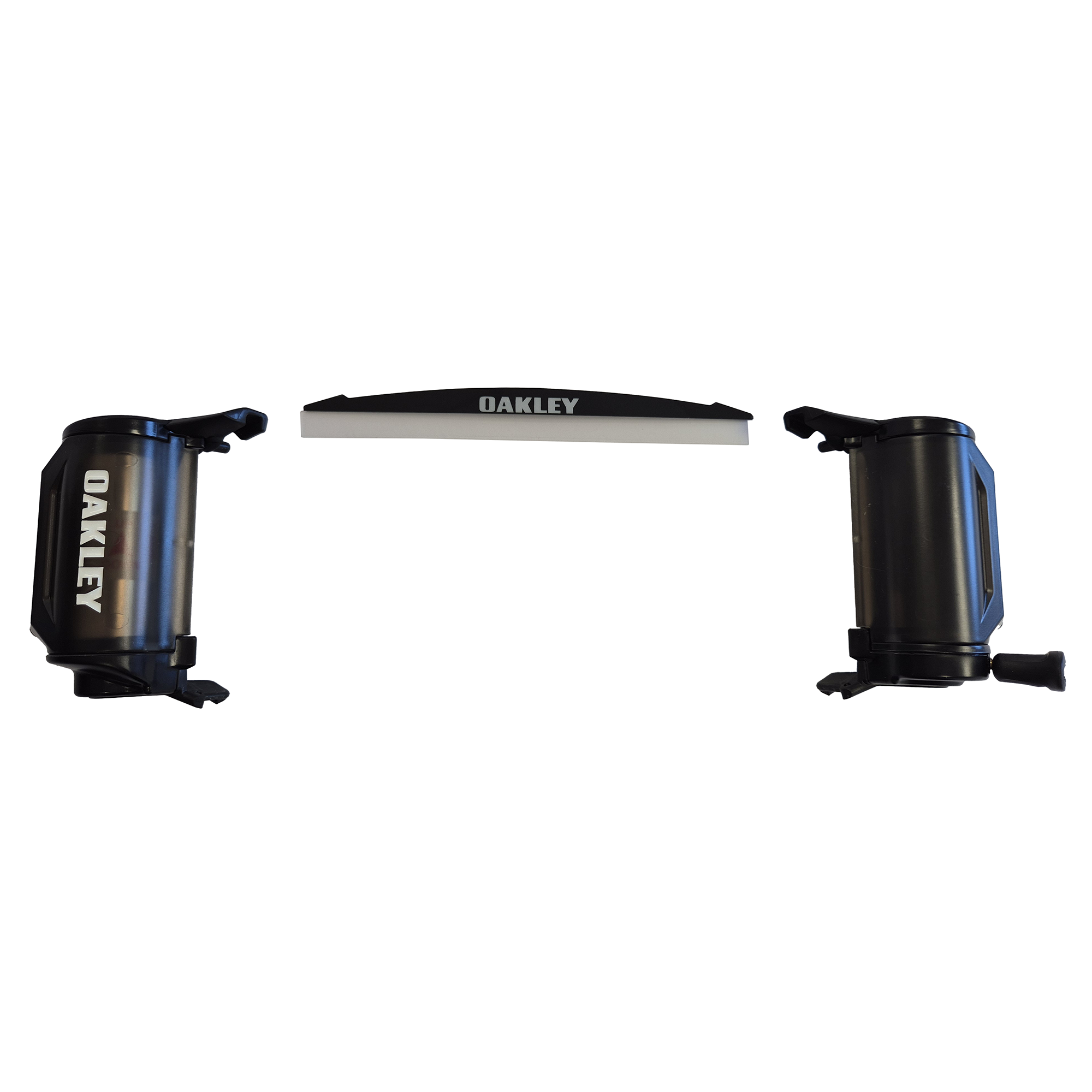 Oakley Airbrake MX Roll-Off Kit Clear goggle roll-off kit, front view