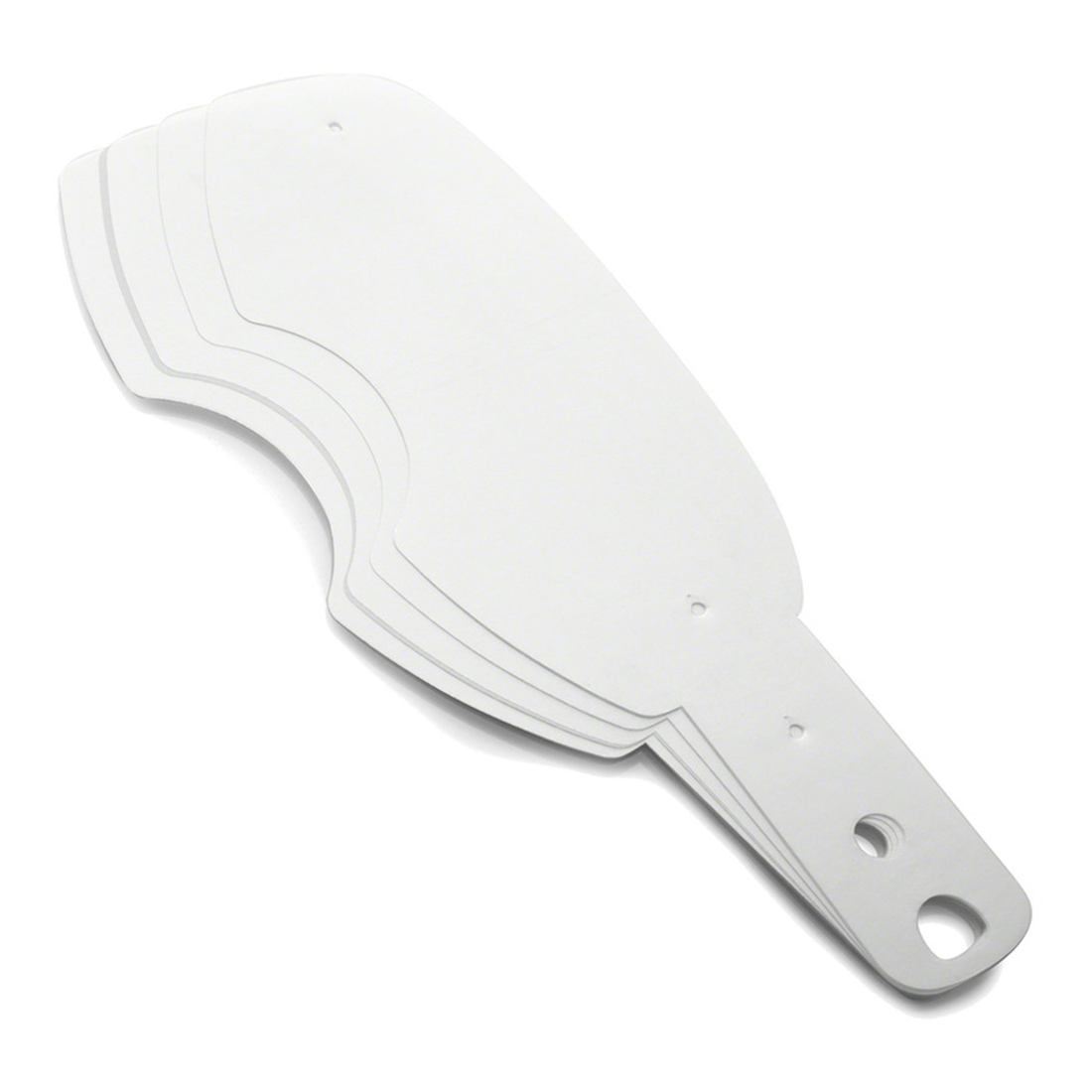 Oakley Airbrake MX Standard Tear-Off 25pk goggle tear-offs, front view