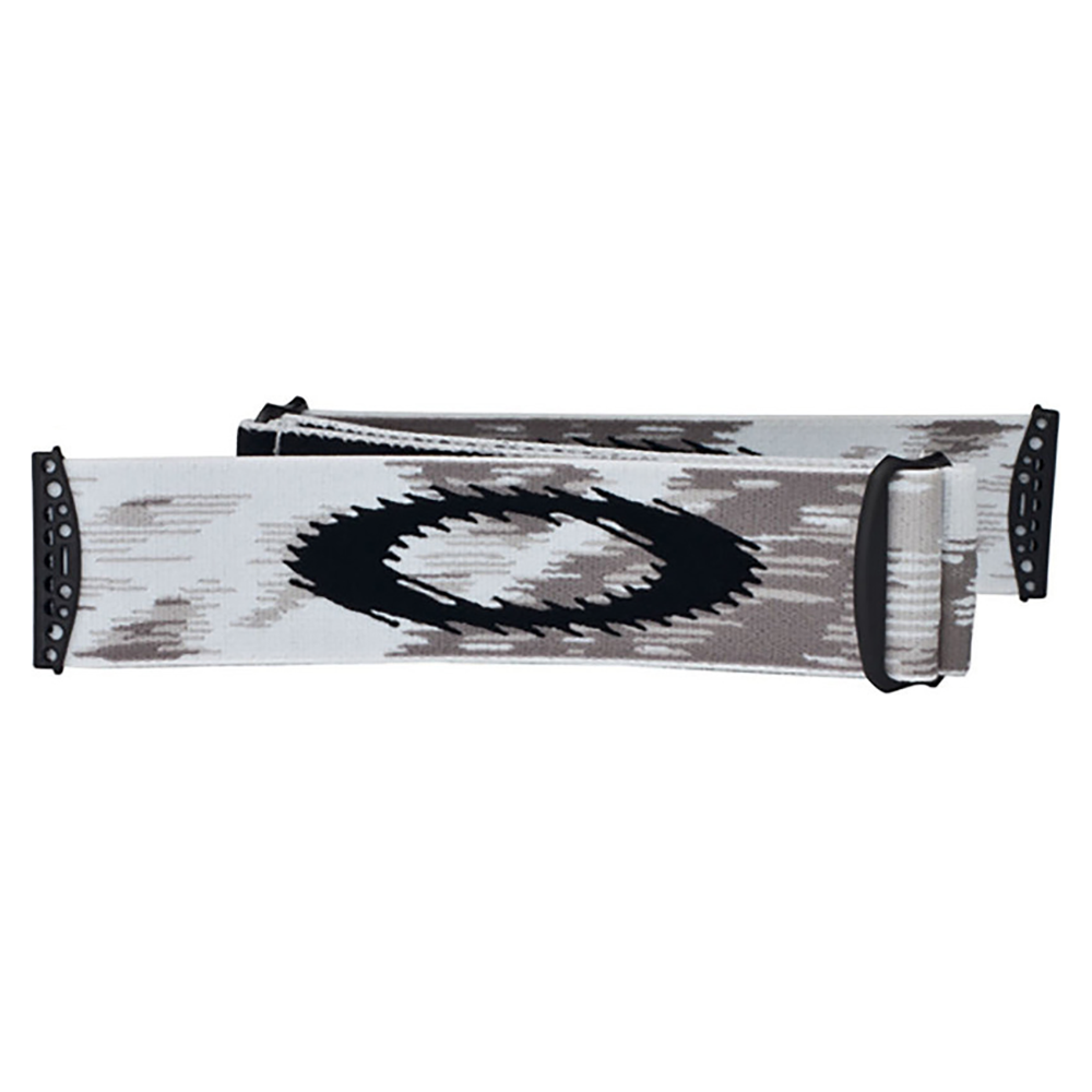 Oakley Airbrake MX Replacement Strap White Speed replacement goggle strap, front view