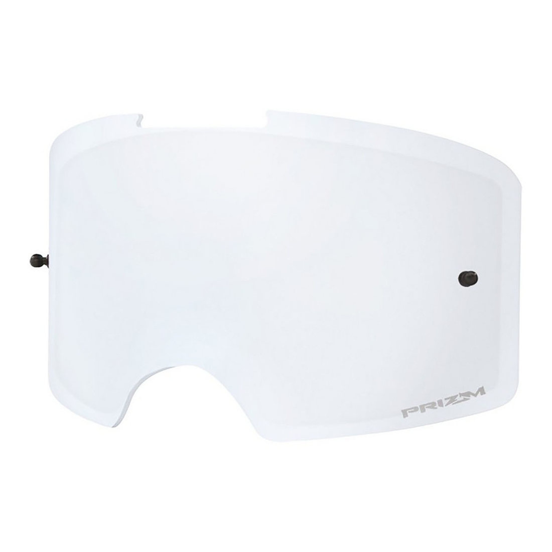 Oakley Front Line MX Clear Replacement Lens replacement goggle lens, front view