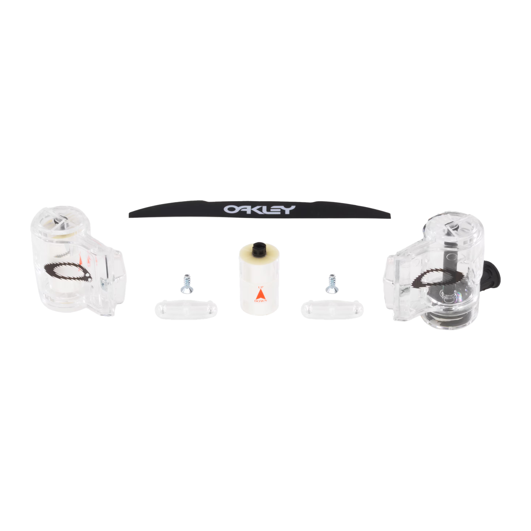 Oakley O Frame 2.0 Pro MX Roll-Off Accessory Kit roll-off lens kit, front view