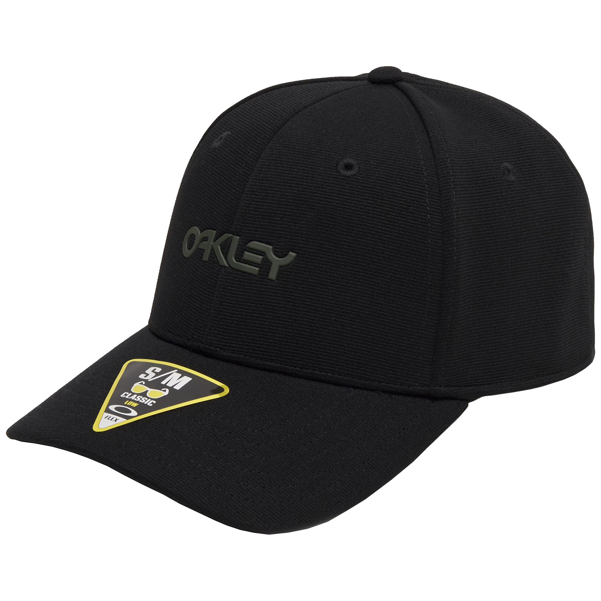 6 Panel Stretch Metallic Hat - Blackout