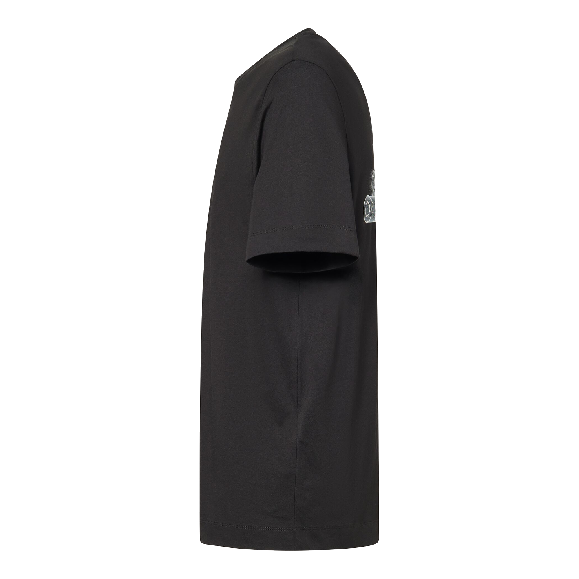 Stacked Flow Tee - Pitch Black
