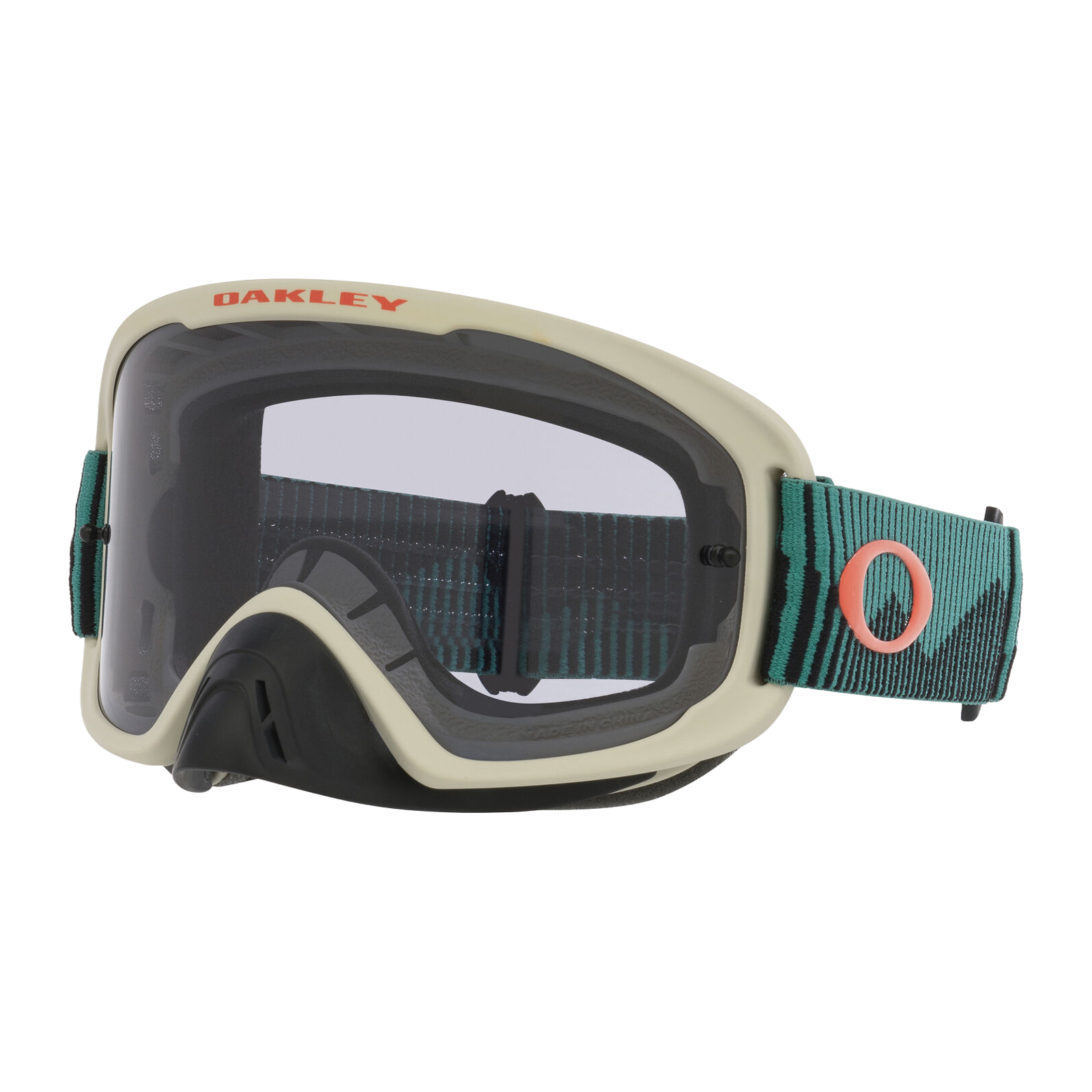 Oakley O Frame 2.0 Pro MX Pacific Mountain w/Light Grey motocross goggle, front view