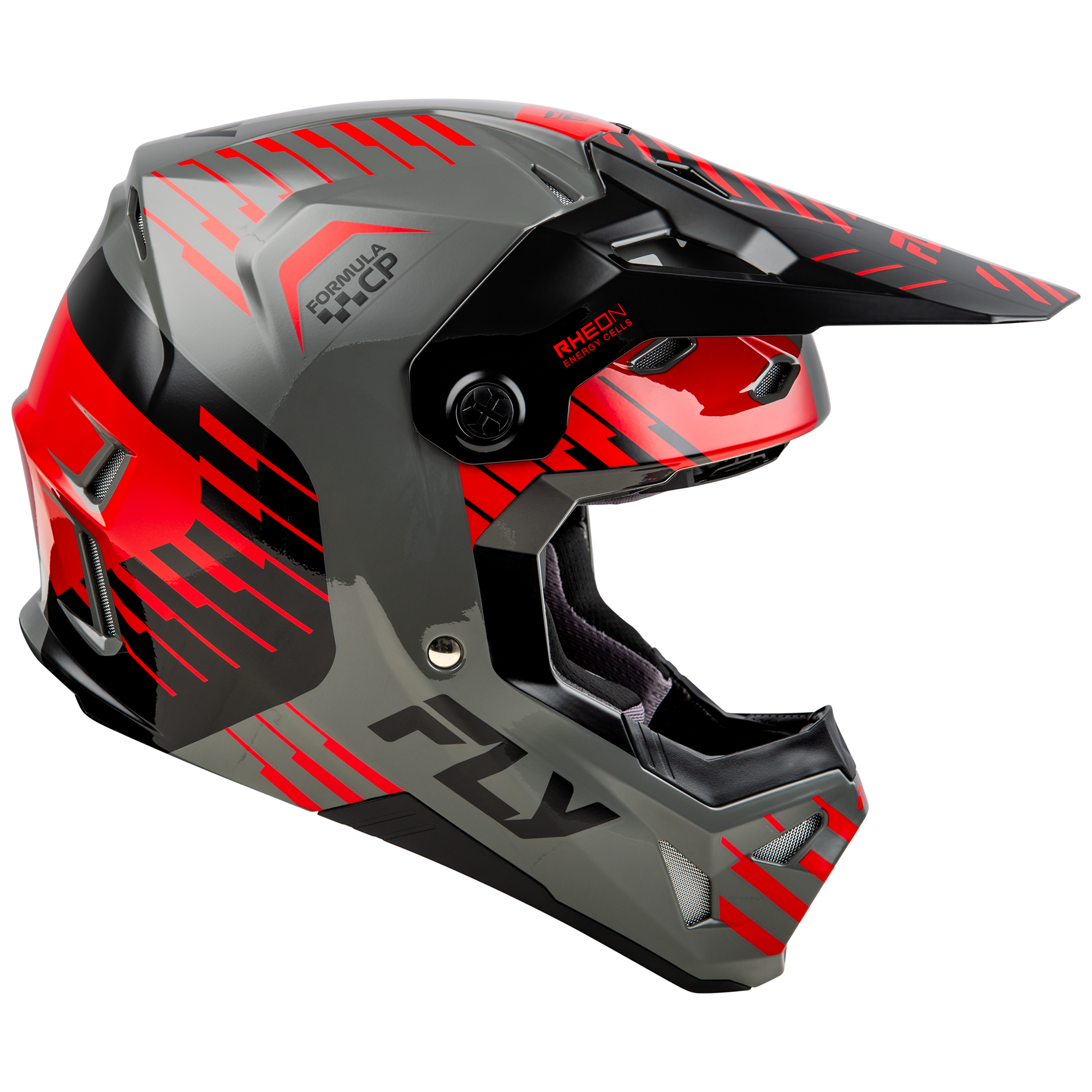 Formula CP Slice Helmet - Grey/Red/Black