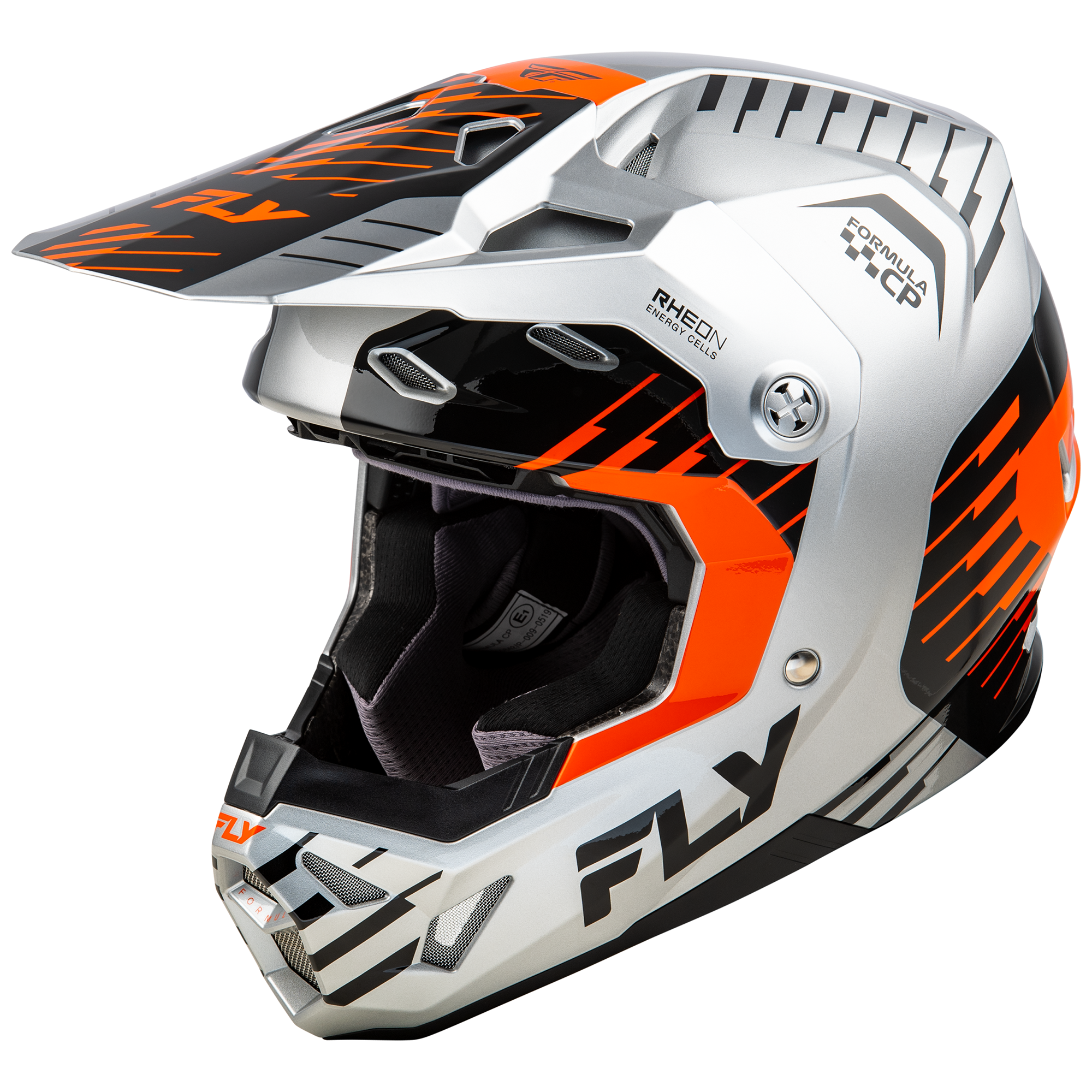 Formula CP Slice Helmet - Grey/Orange/Black