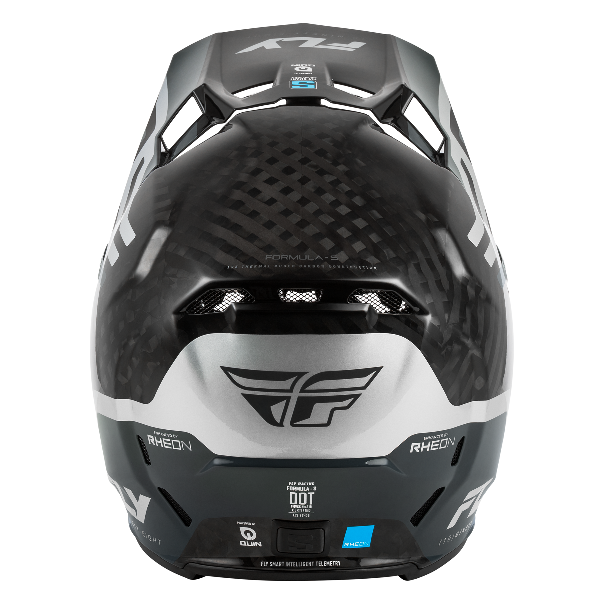 Formula S Byte Carbon Helmet - Carbon/Grey/Silver