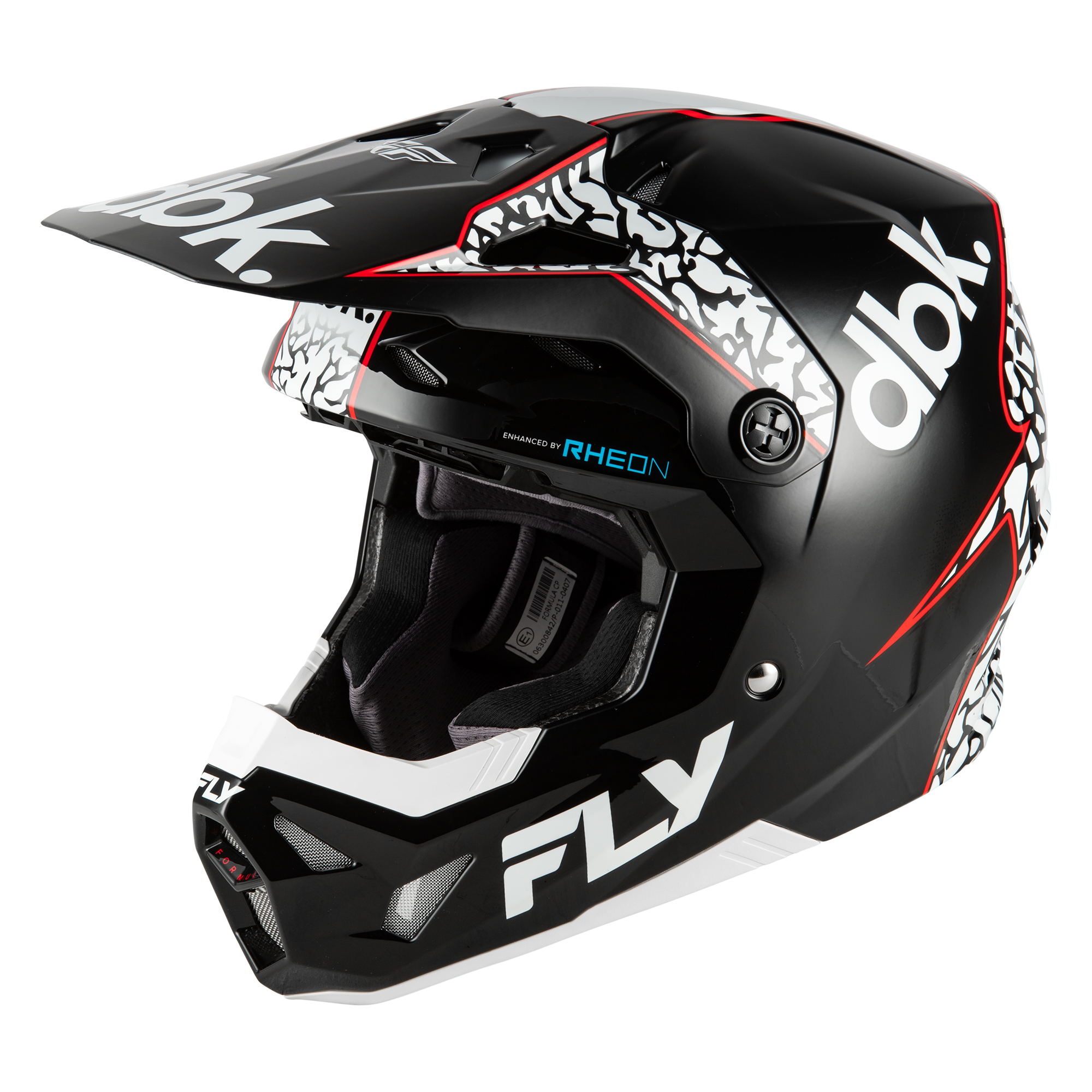 Formula CP DBK Helmet - Black/White/Red