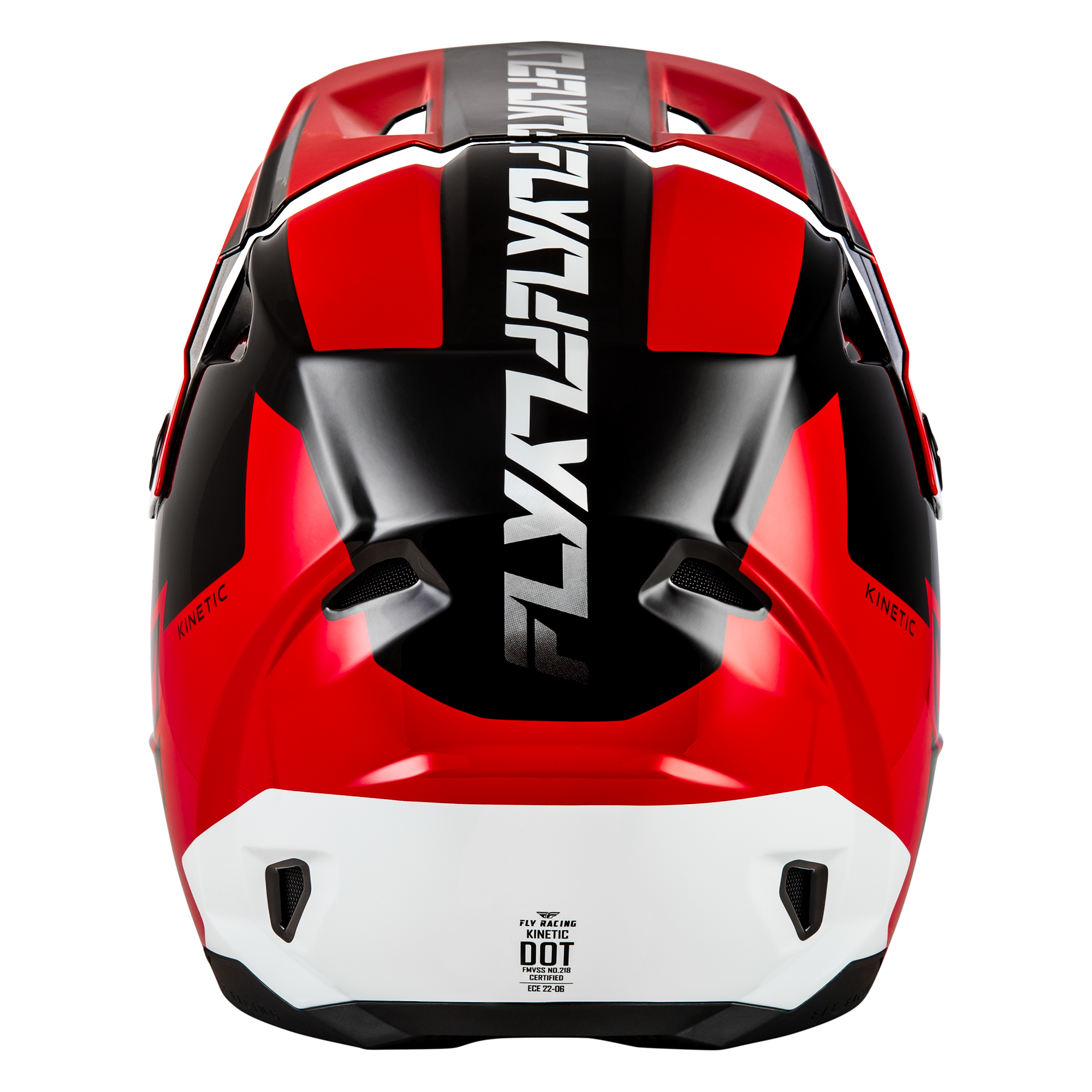 Kinetic Crest Helmet - Red/Black/White