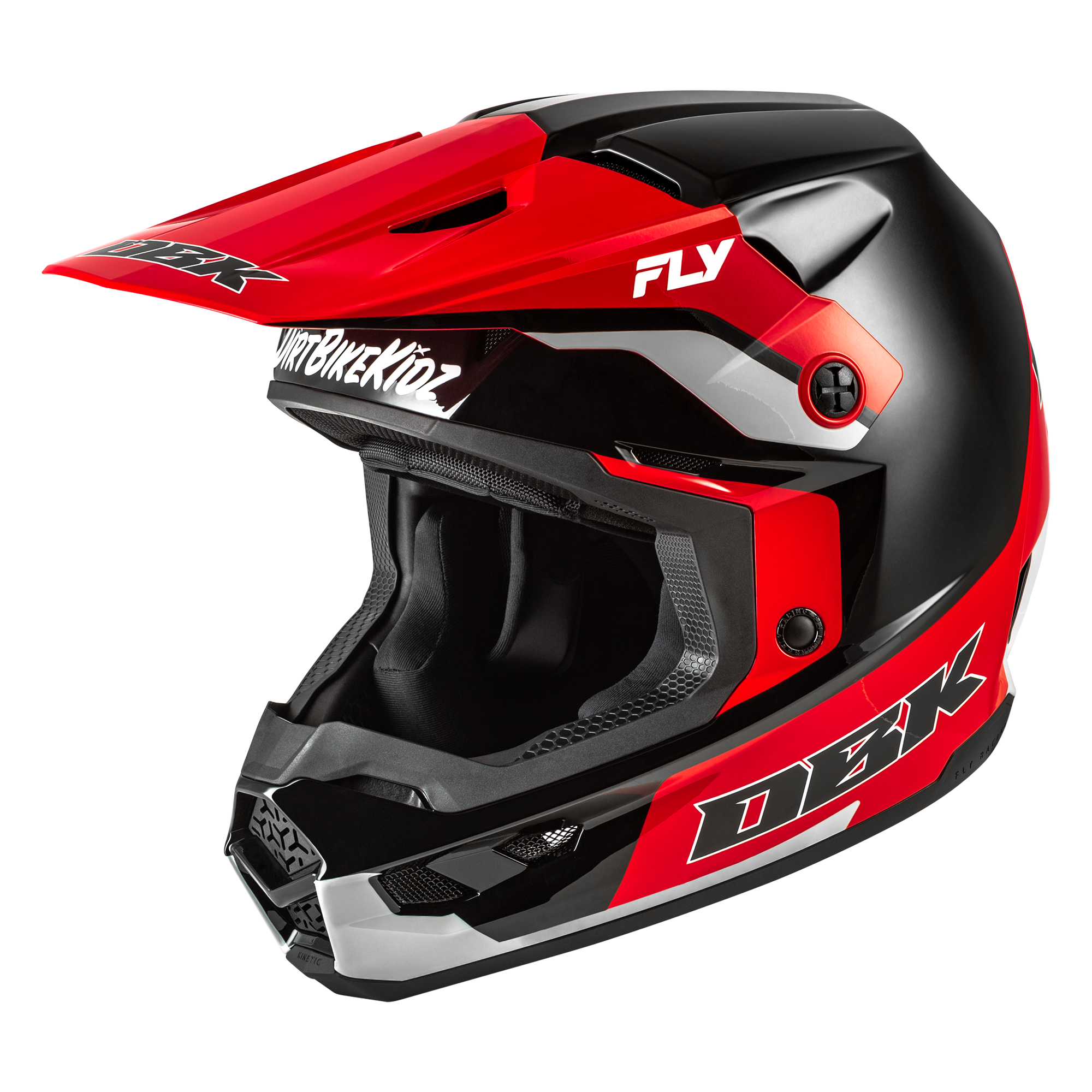 Kinetic DBK Special Edition Helmet - Black/Red/Grey