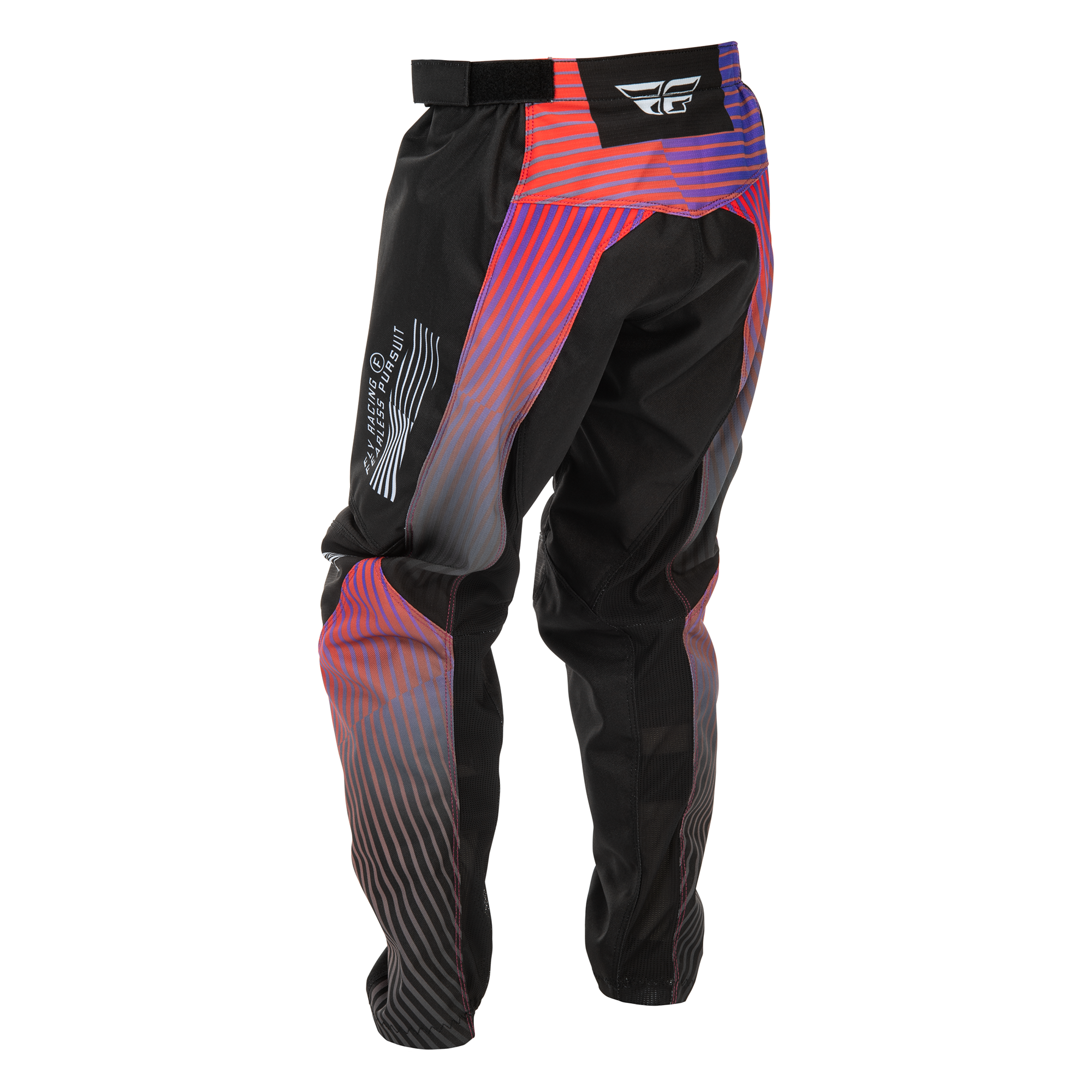 F-16 2026 Youth Pant - Black/Red/Purple