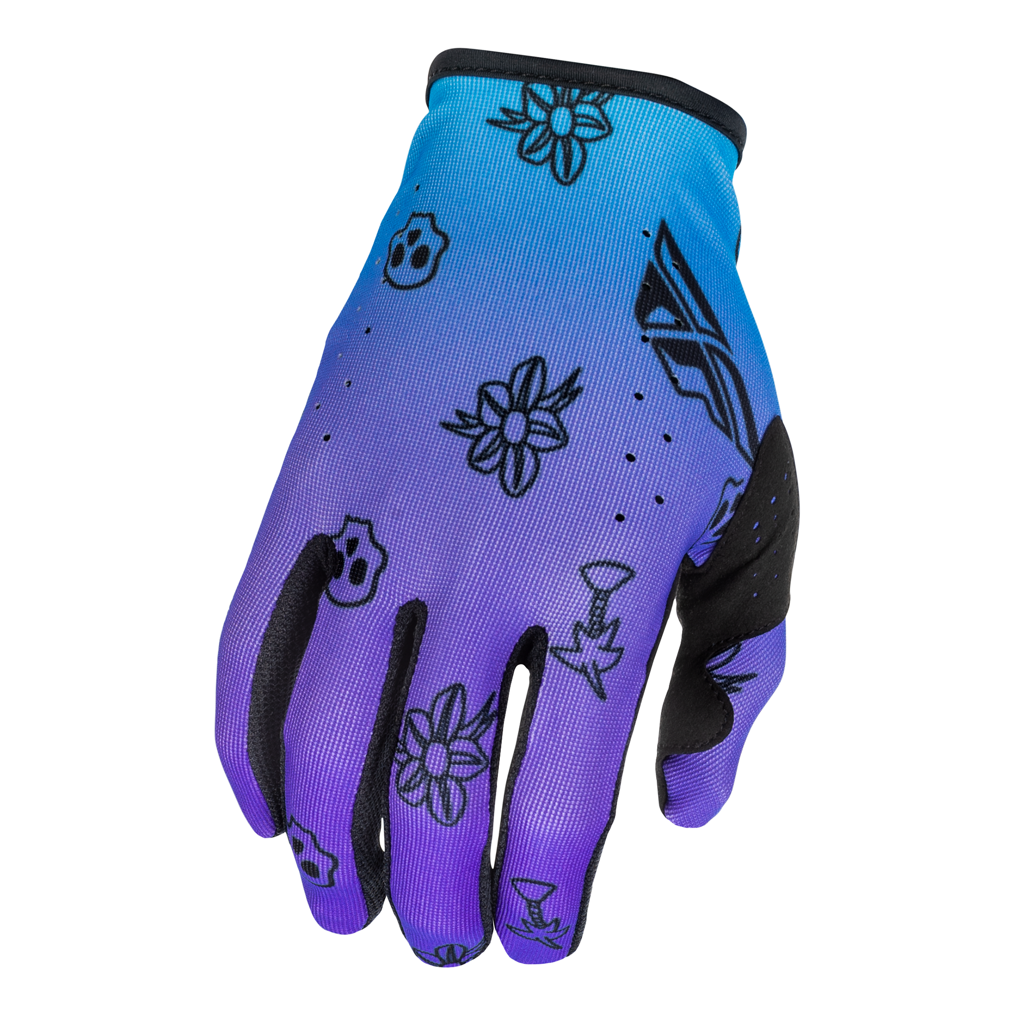 Lite Outline 2026 Youth Gloves - Purple/Blue/Black