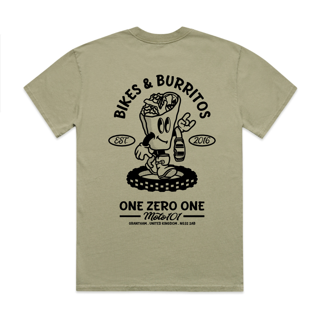 Bikes & Burritos Heavy Tee