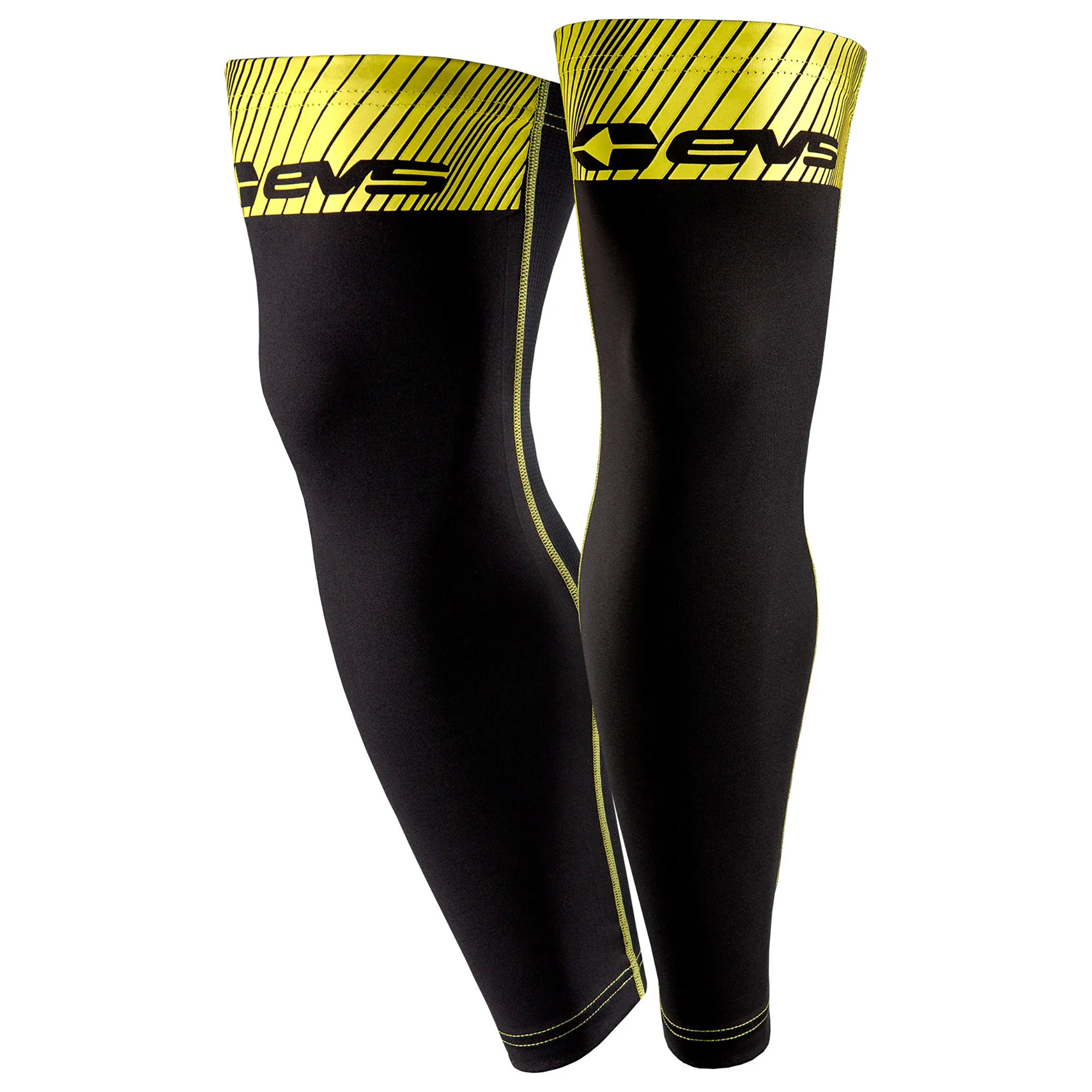TUG Knee Brace Sleeves - Black/Hi-Viz Yellow