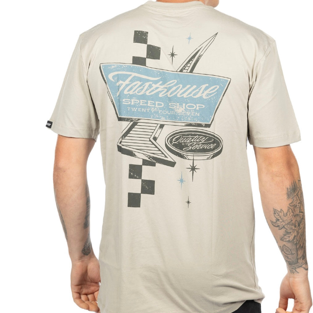 Drive-in SS Tee - Light Gray