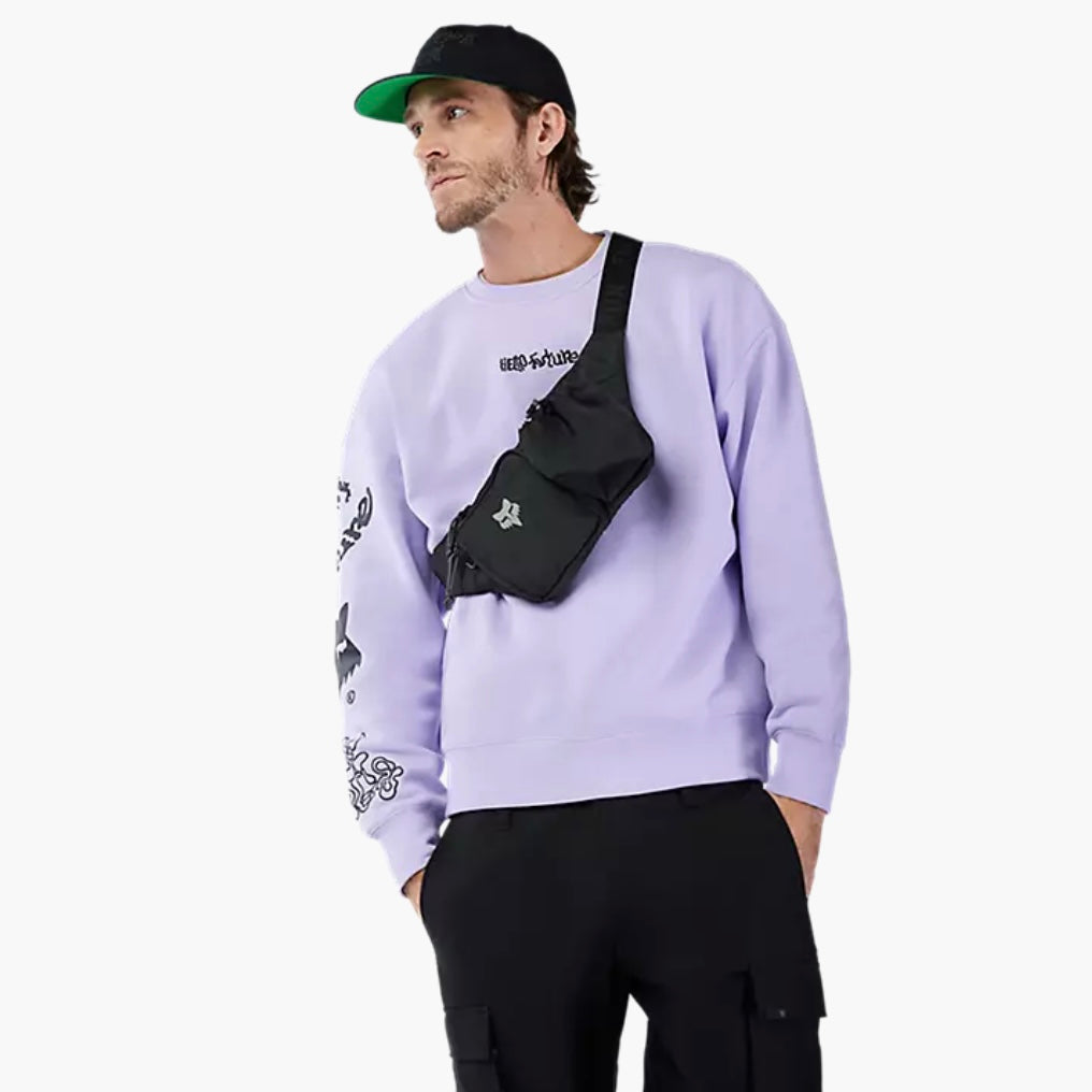 Fox Hello Future OS Crew Sweatshirt - Lilac