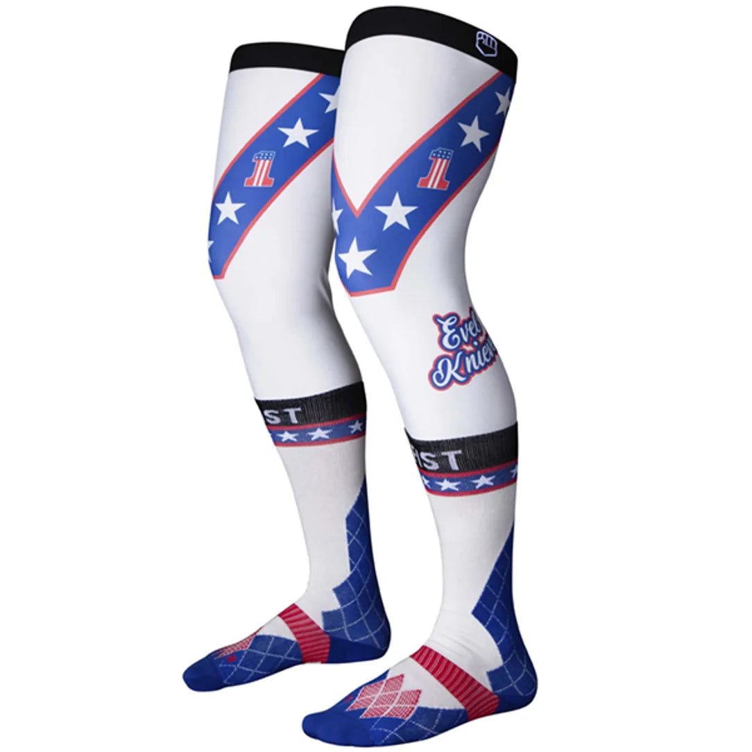 Fist Kinevel - Moto Socks White