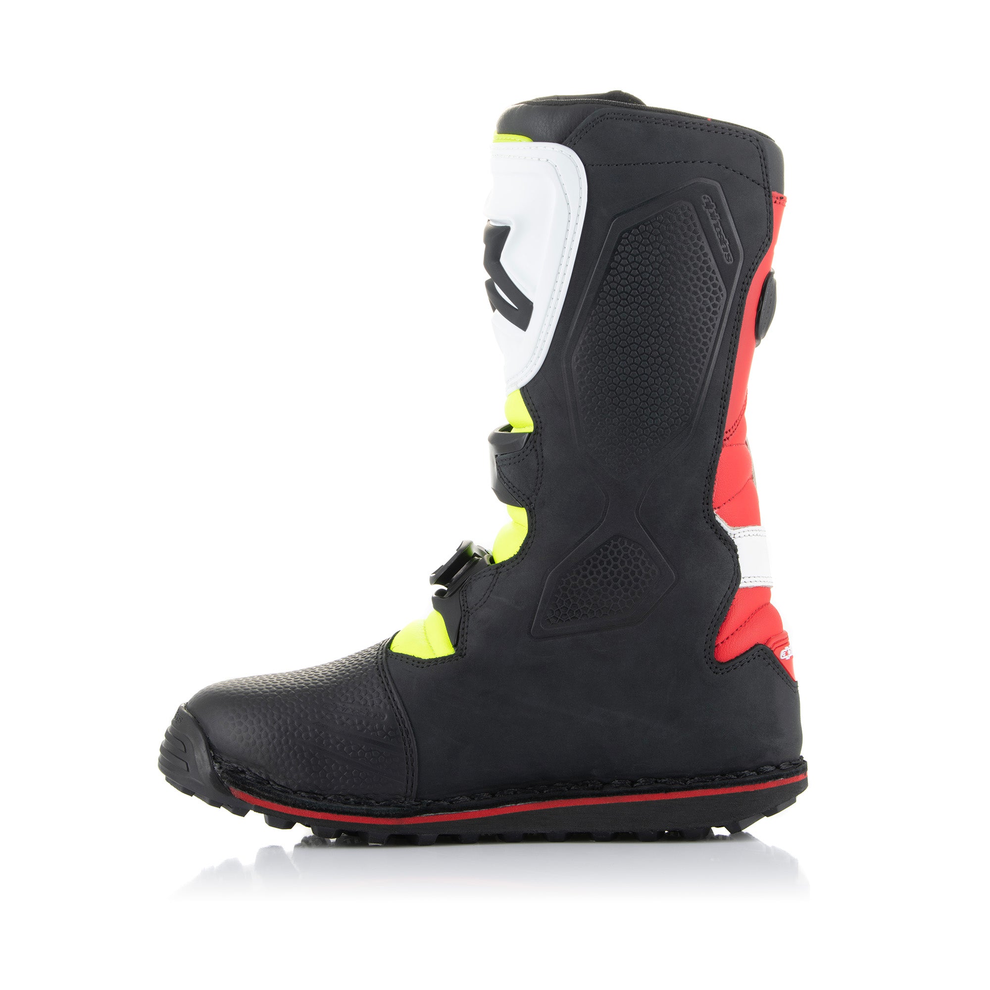 Alpinestars Tech T - White Red Yellow Fluo Black Boots