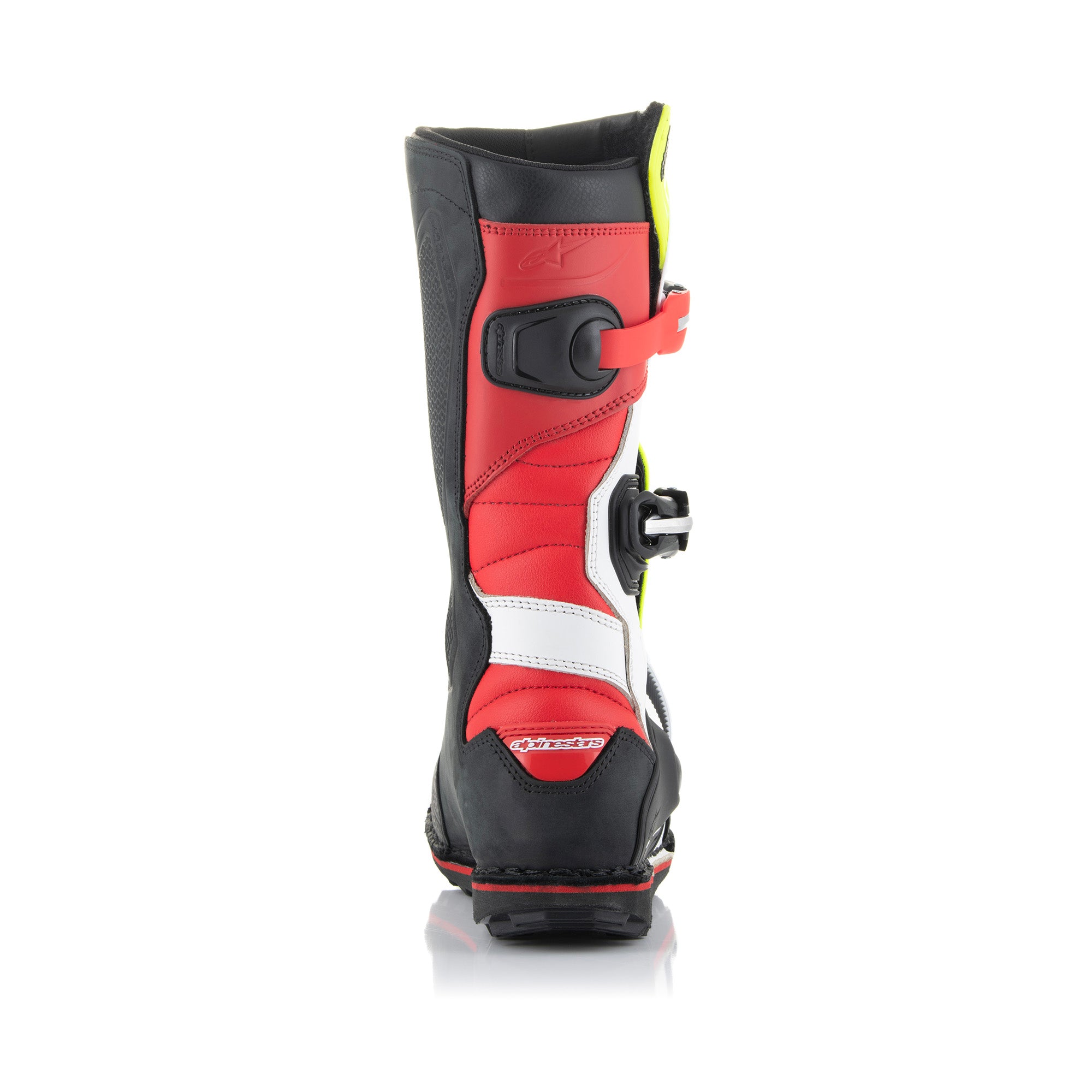Alpinestars Tech T - White Red Yellow Fluo Black Boots