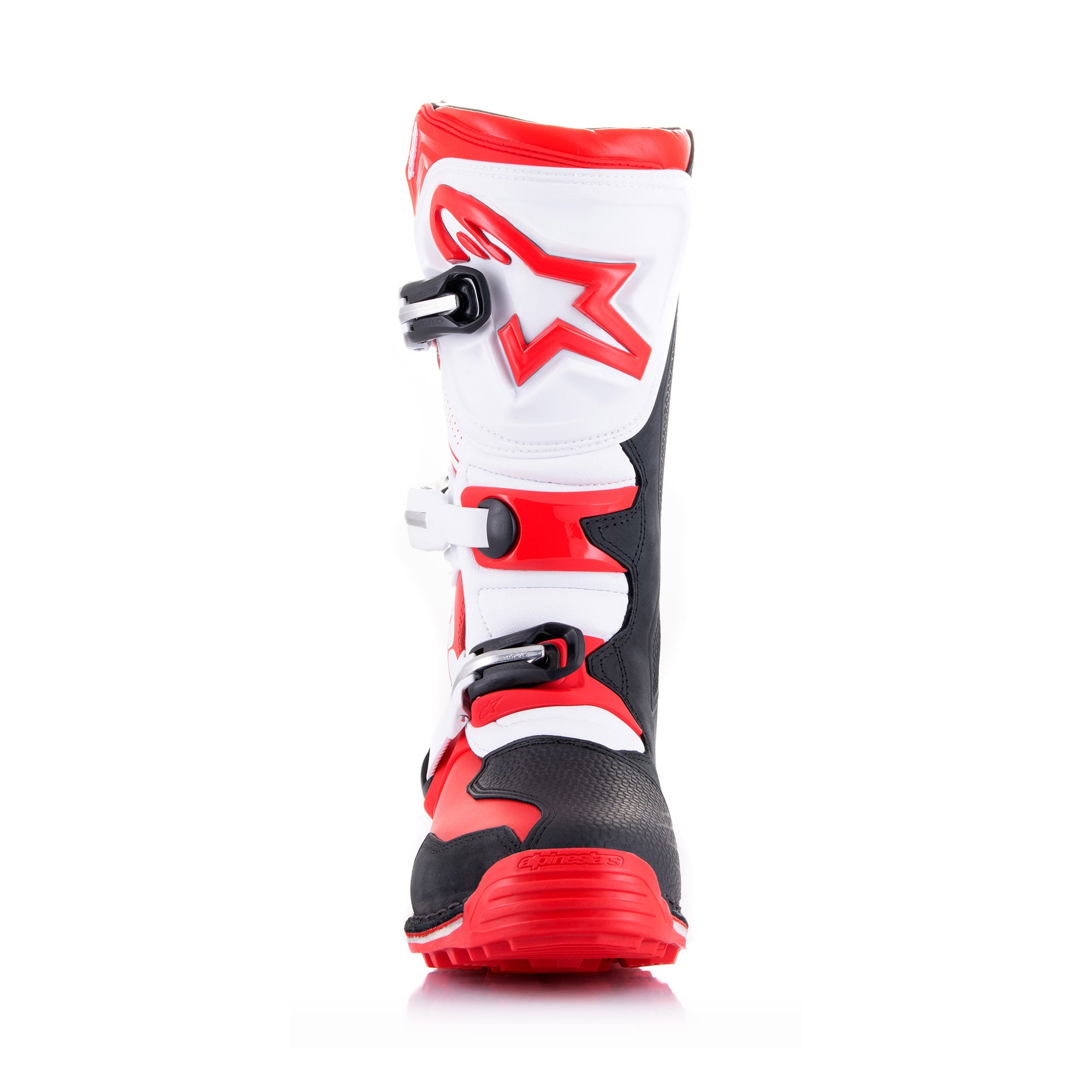 Alpinestars Tech T Boots - Bright Red Black White - view 5