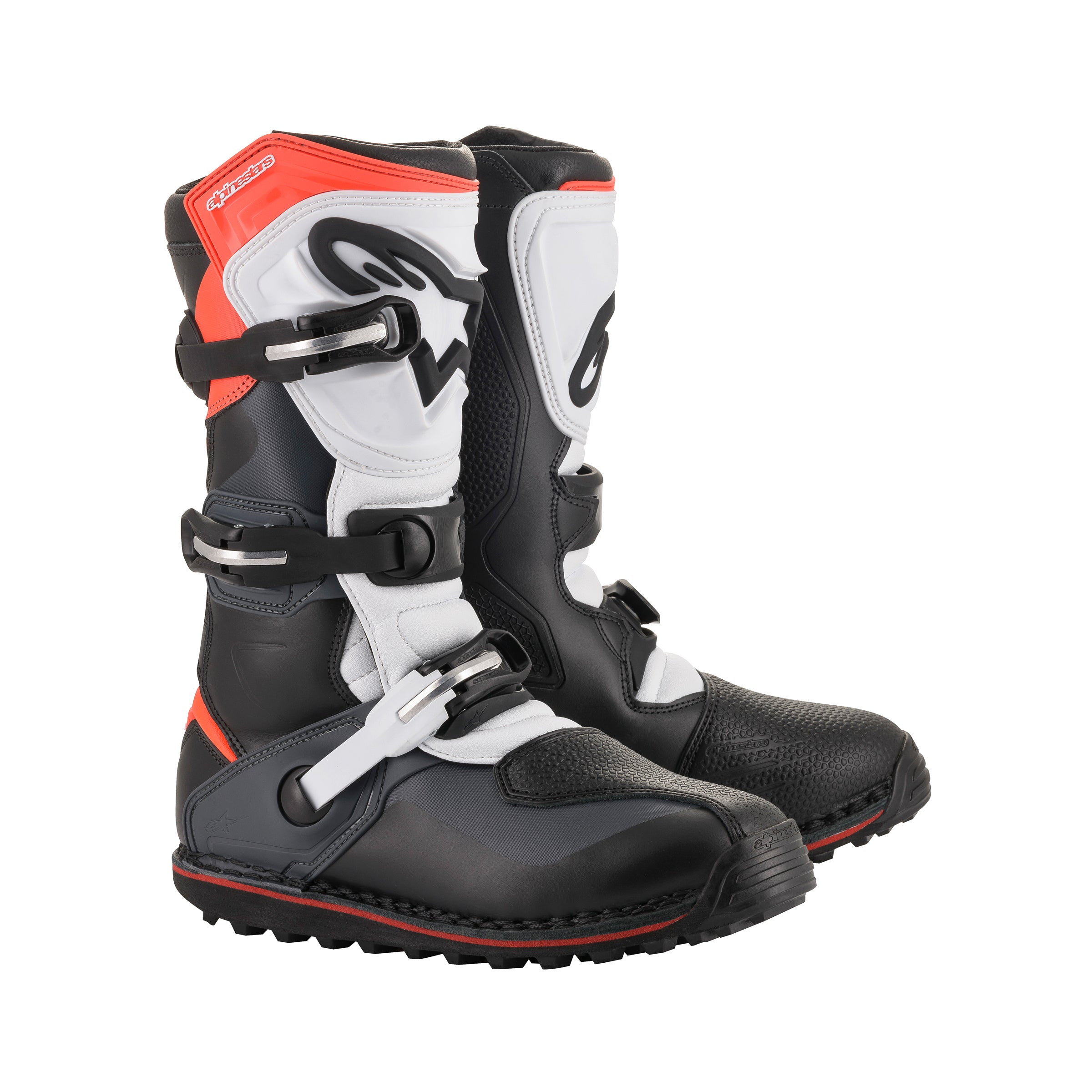Alpinestars Tech T - Black Gray Red Fluo Boots