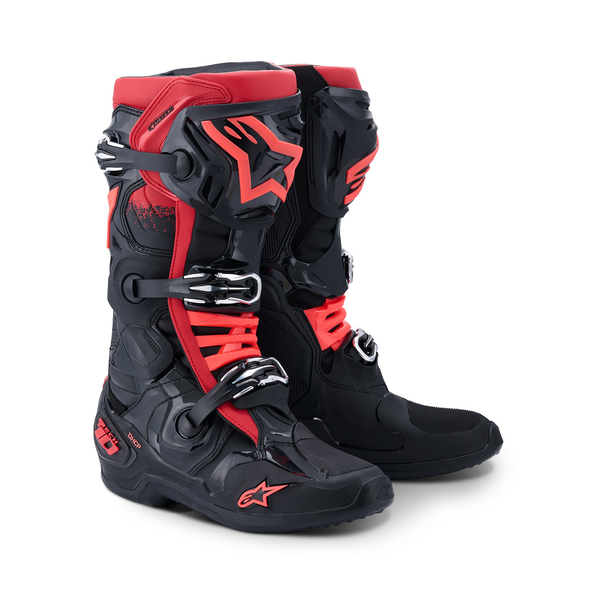 Alpinestars Tech 10 Boots - Black Red