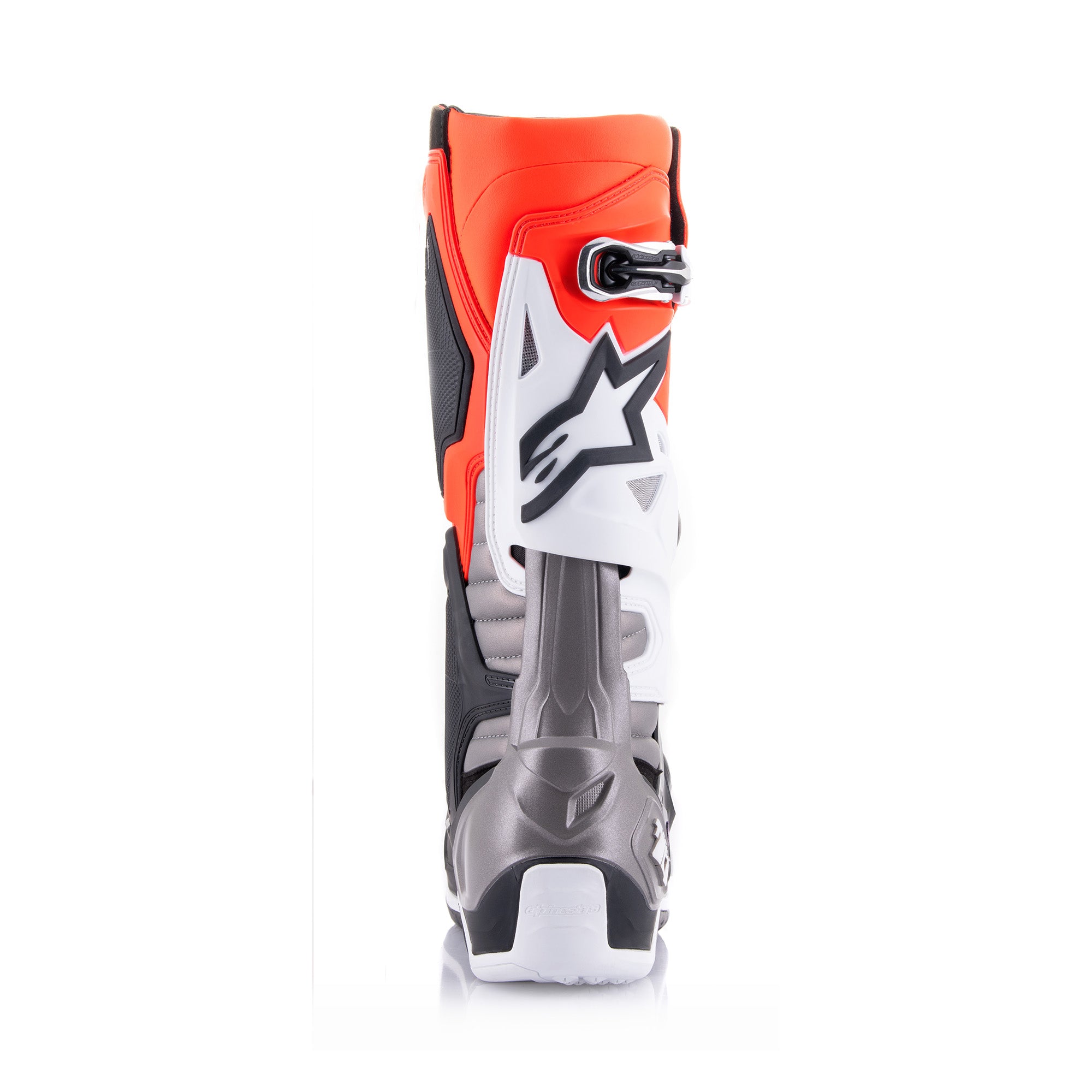 Alpinestars Tech 10 Motocross Boots - Black/Red/Fluorescent Orange/Fluorescent White