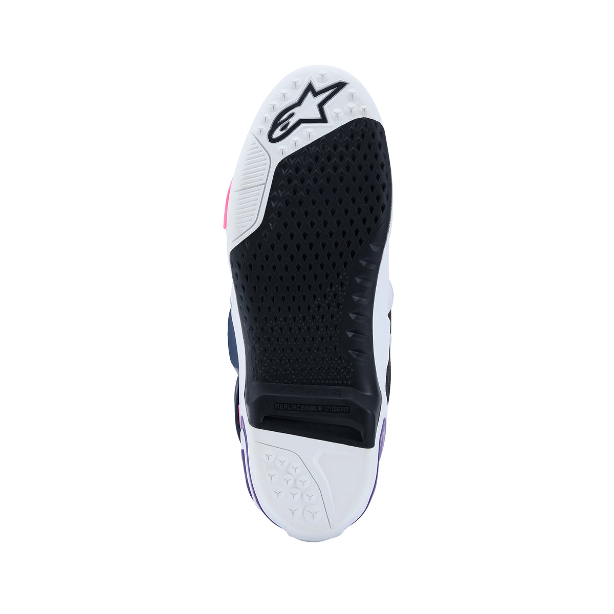 Alpinestars Tech 10 Boots - White Violet Navy Blue Pink Fluo - view 7